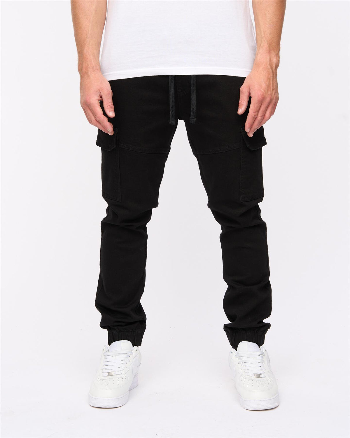 Malimore Cargo Cuff Jeans Solid
