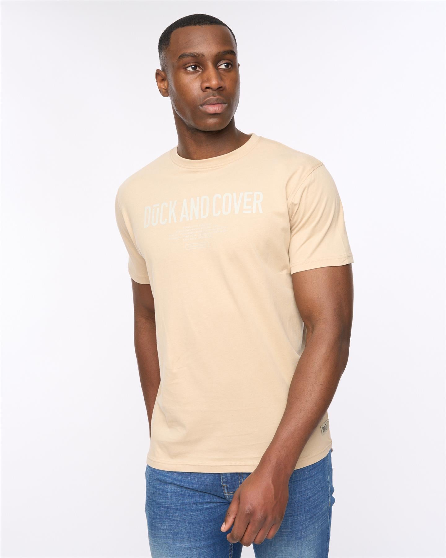 Mens Pittifore T-Shirt Stone