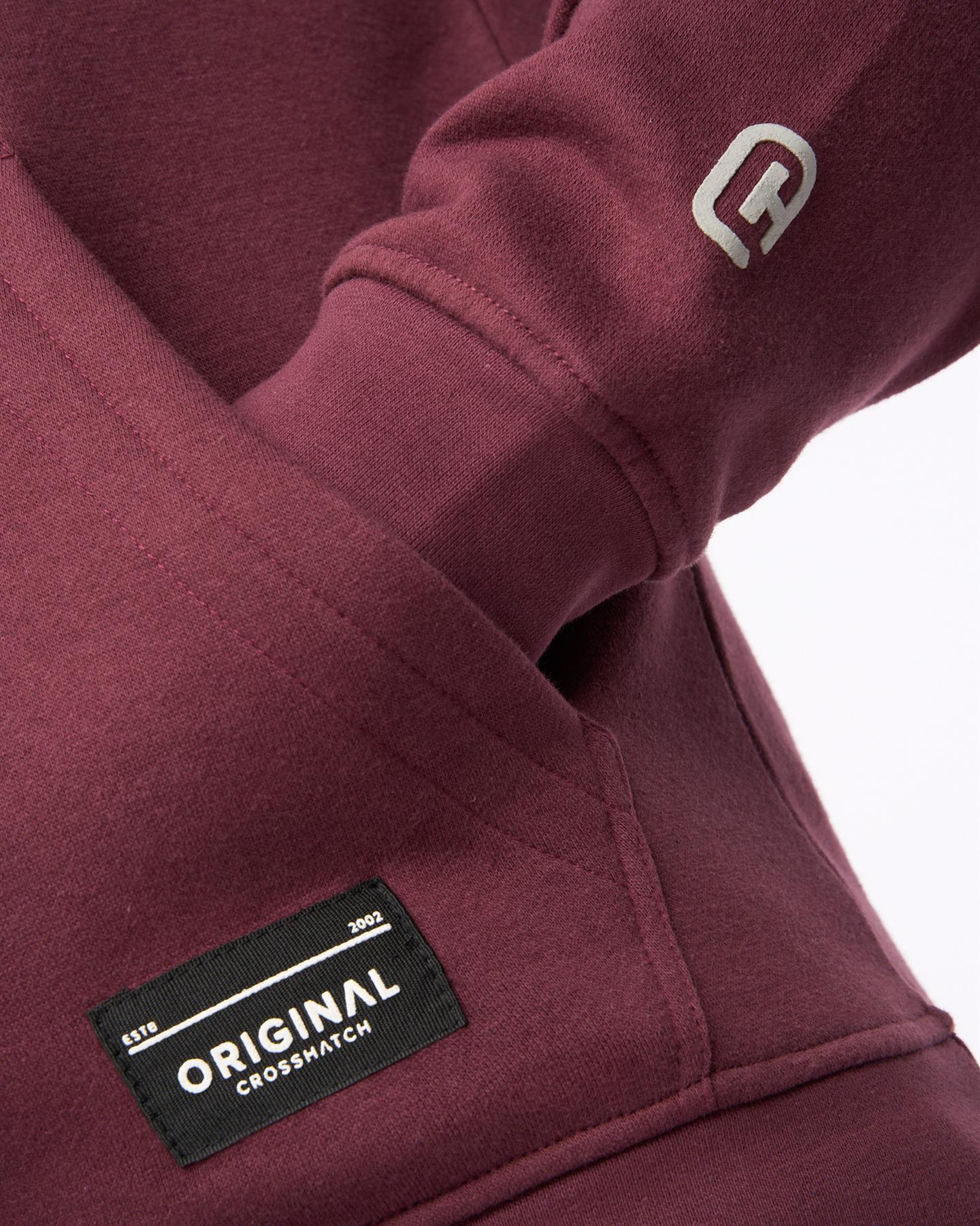 Mens Vintarge Hoodie Raisin