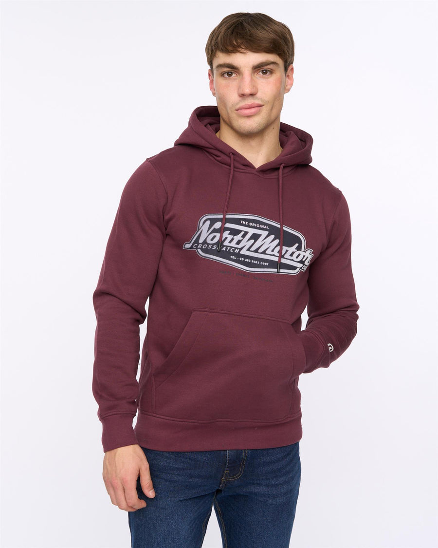 Mens Hellmere Hoodie Raisin