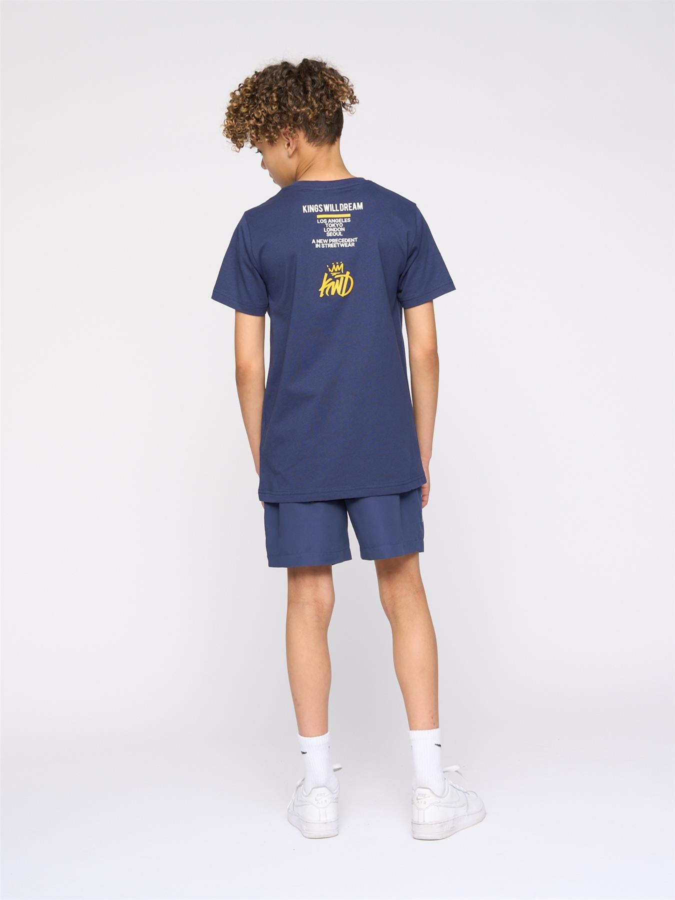 Kids Boys Tagged T-Shirt Navy