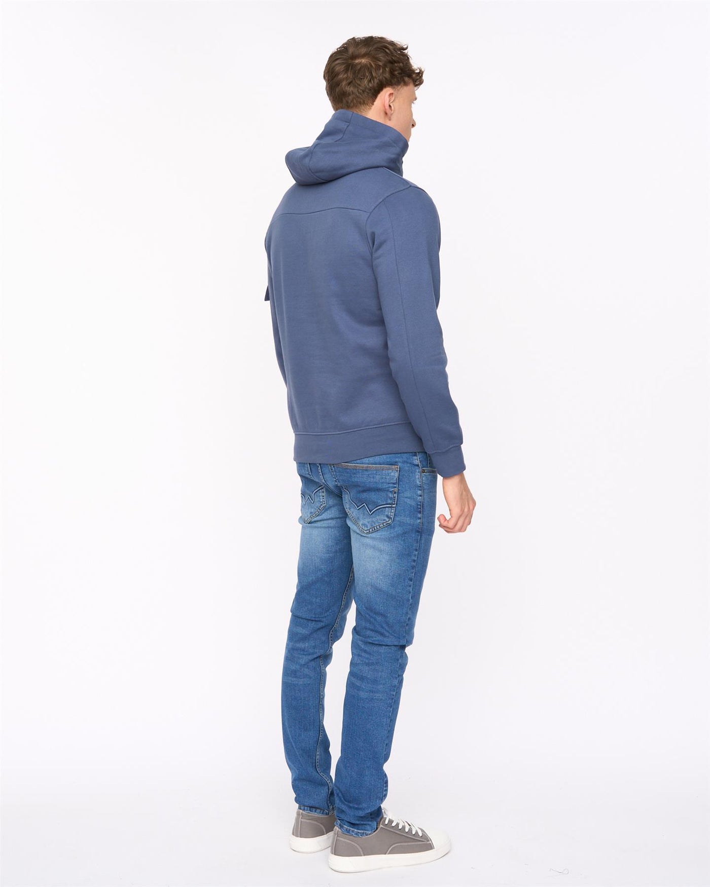 Mens Wrentham Hoodie Denim Blue