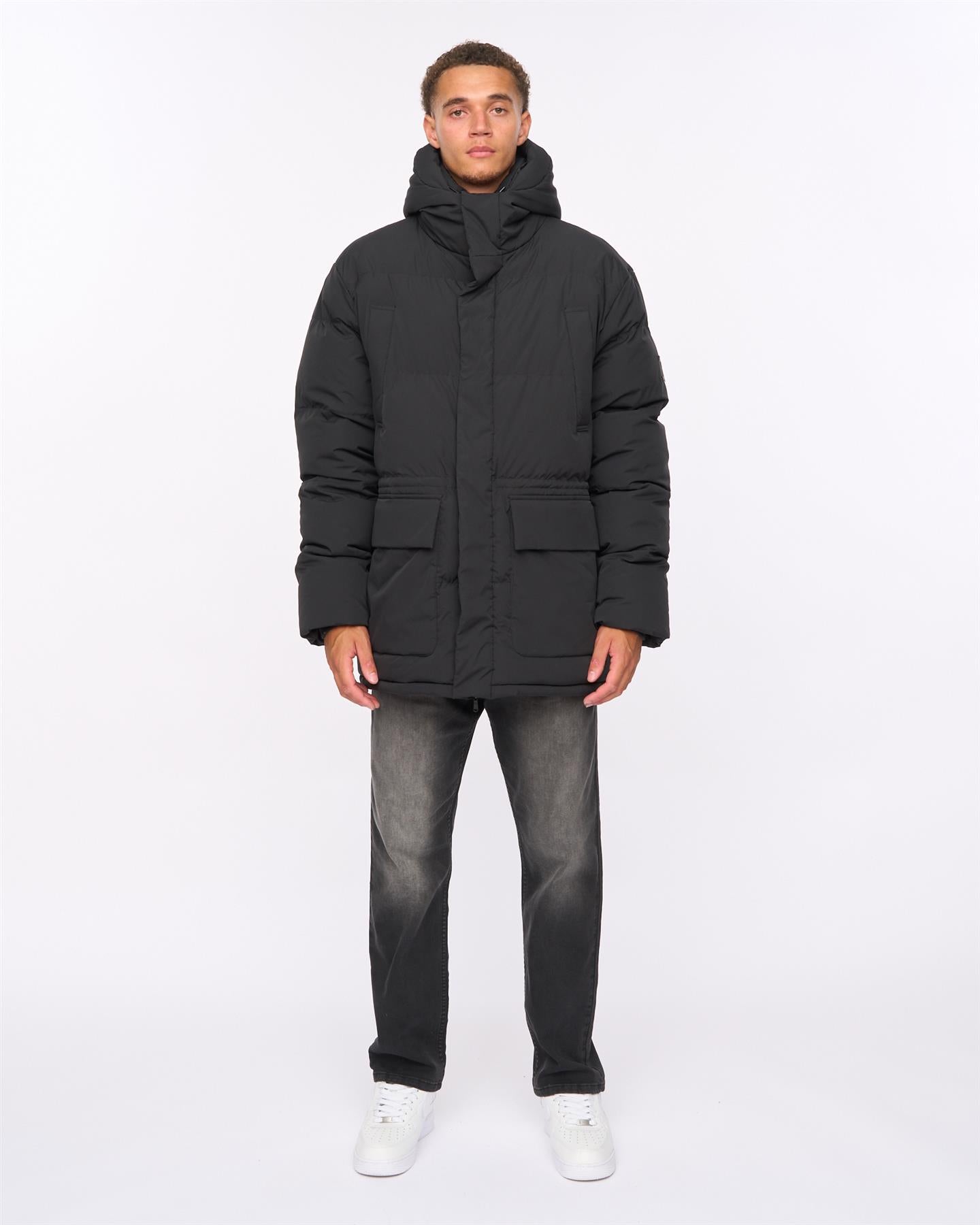 Mens Fletchley Puffer Jacket Black