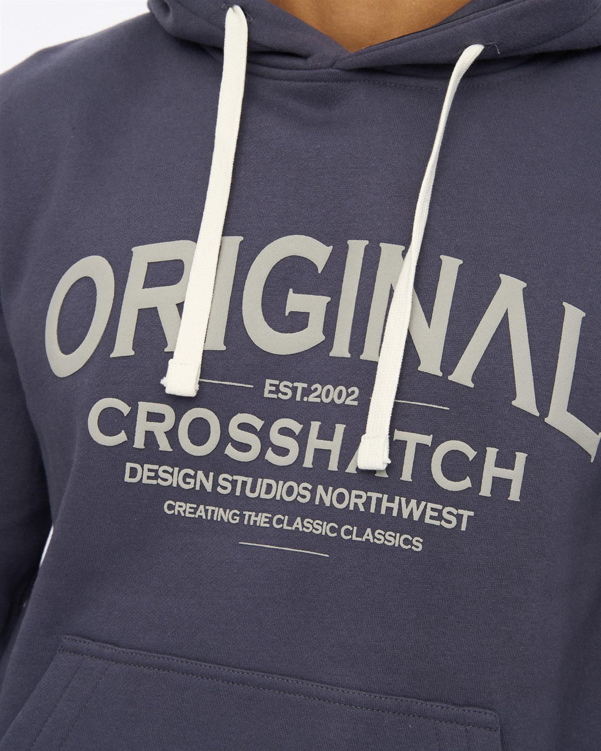 Mens Vintarge Hoodie Navy