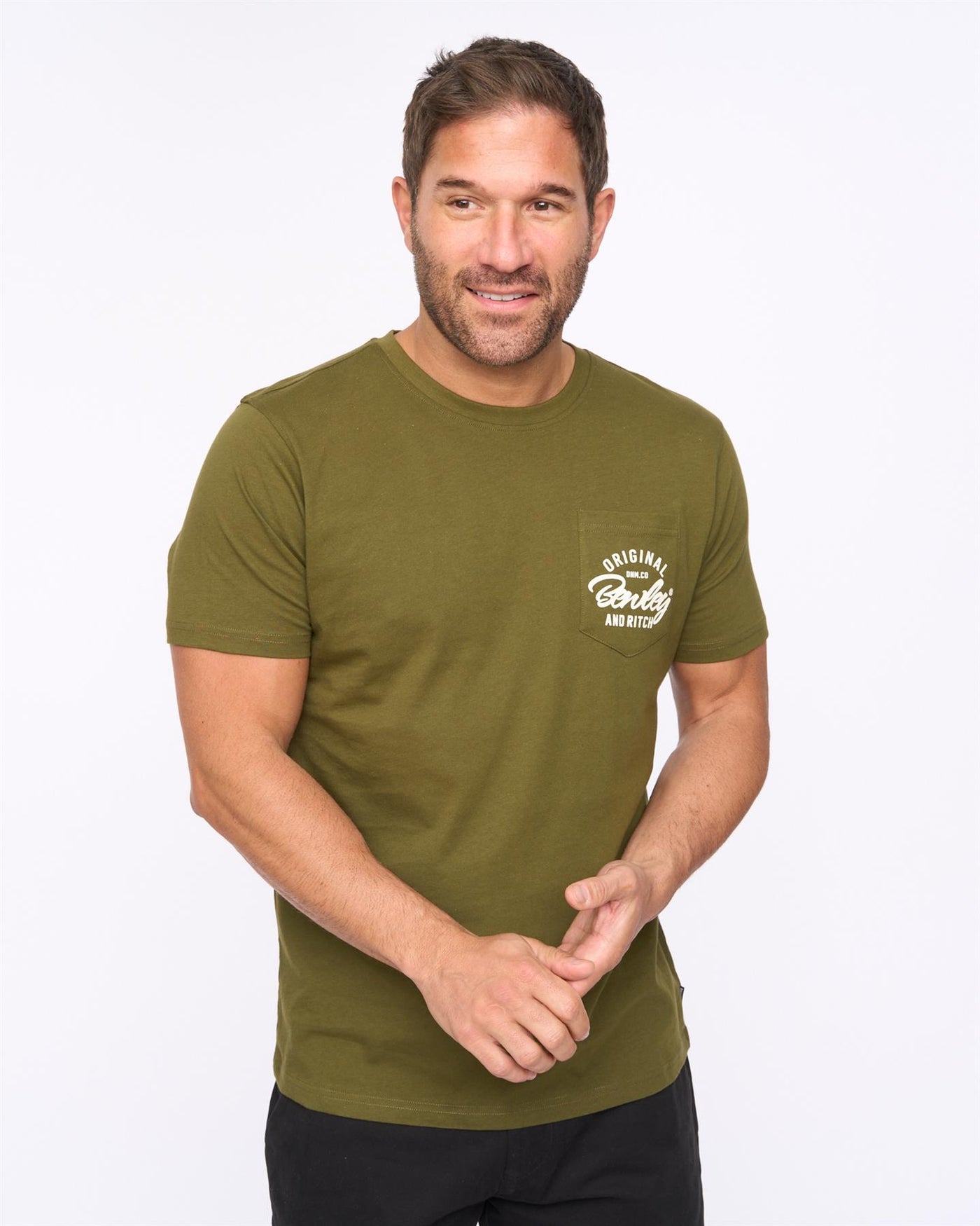 Mens Milestan T-Shirt Olive