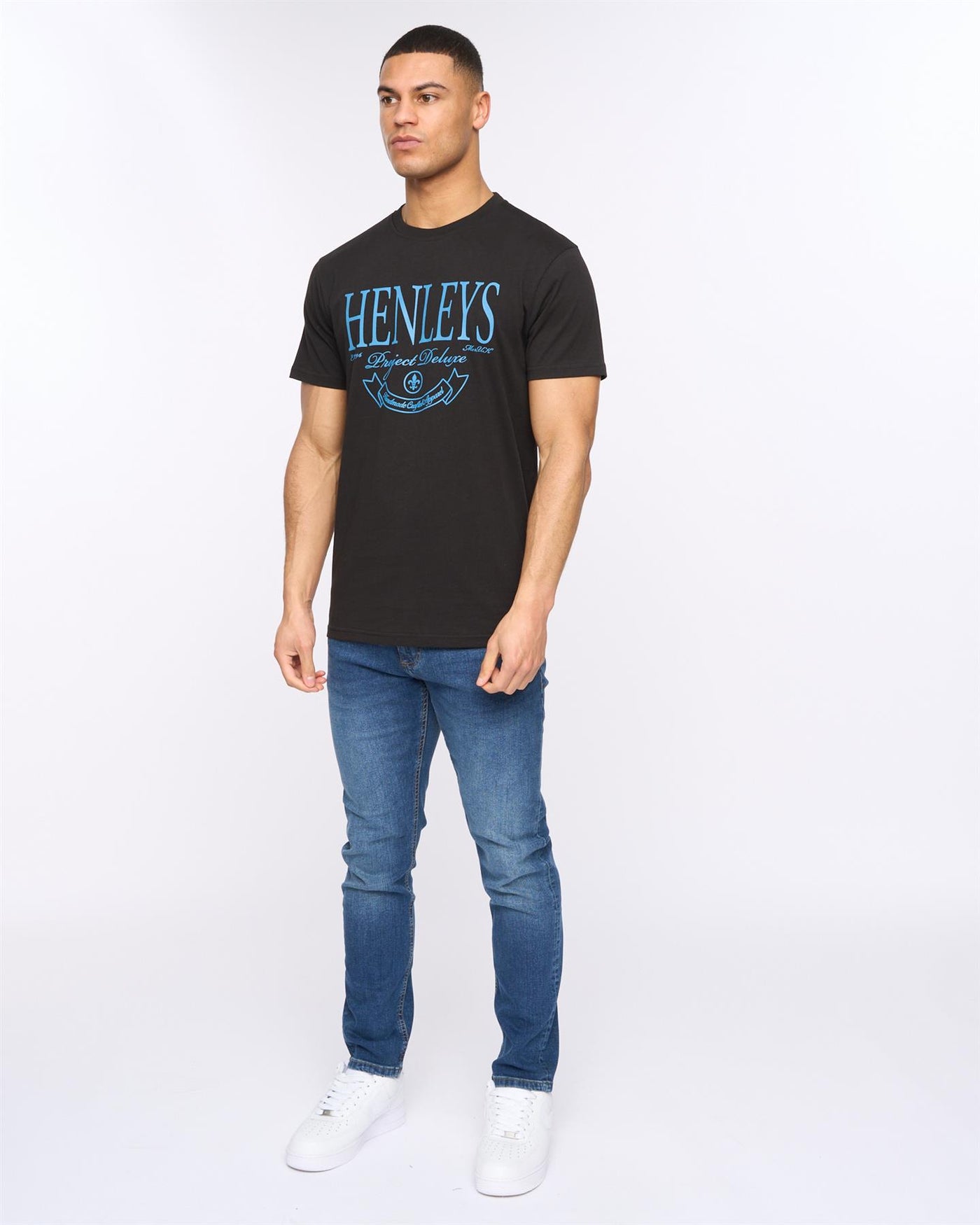 Mens Henbank T-Shirt Black