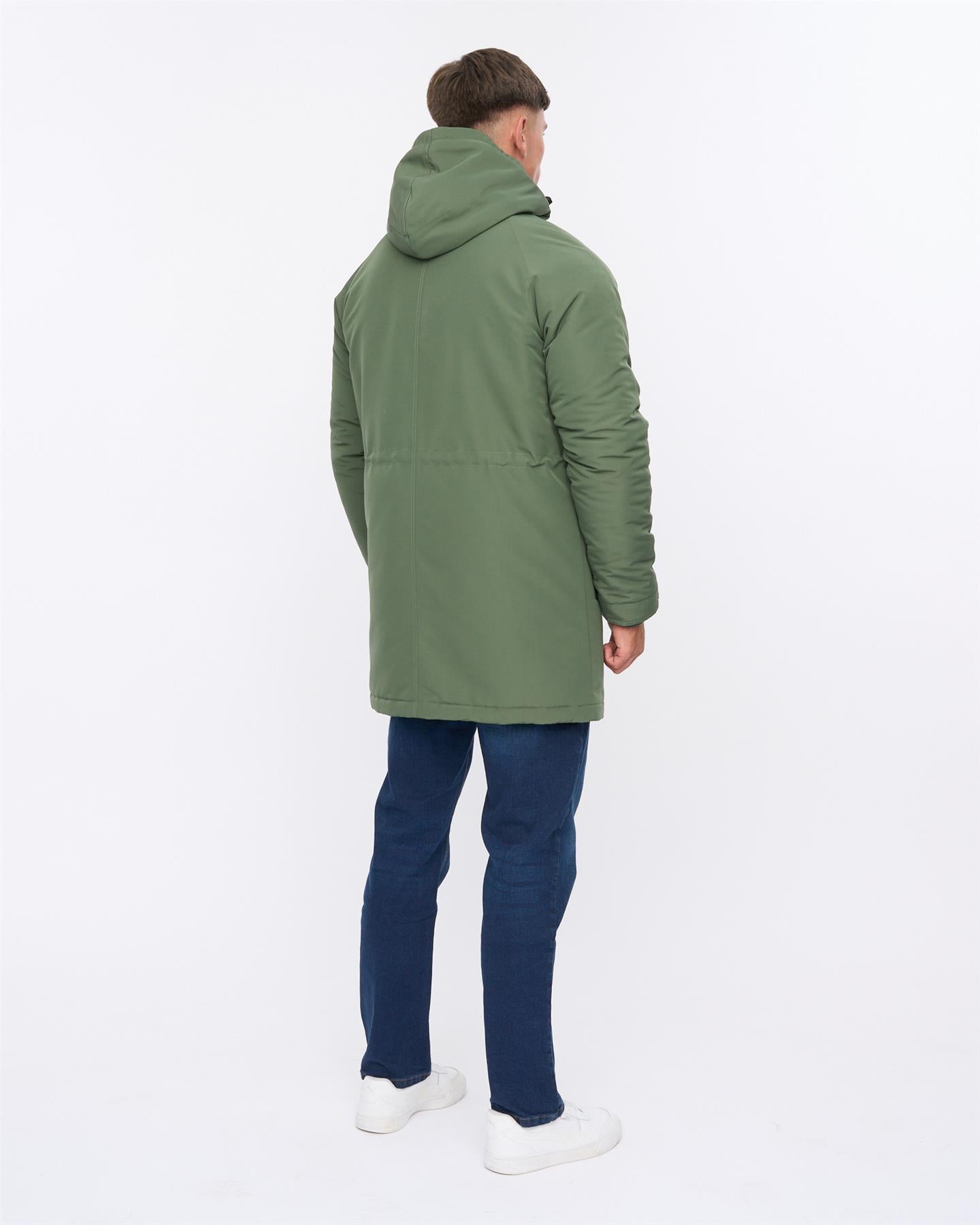 Mens Copfords Parka Dark Olive