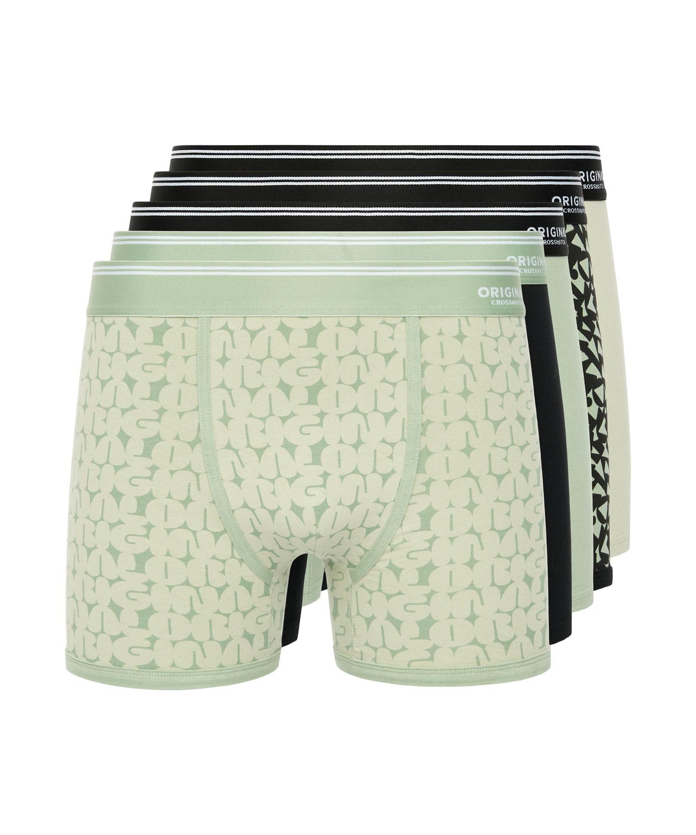 Mens Dringal Boxers 5pk Green
