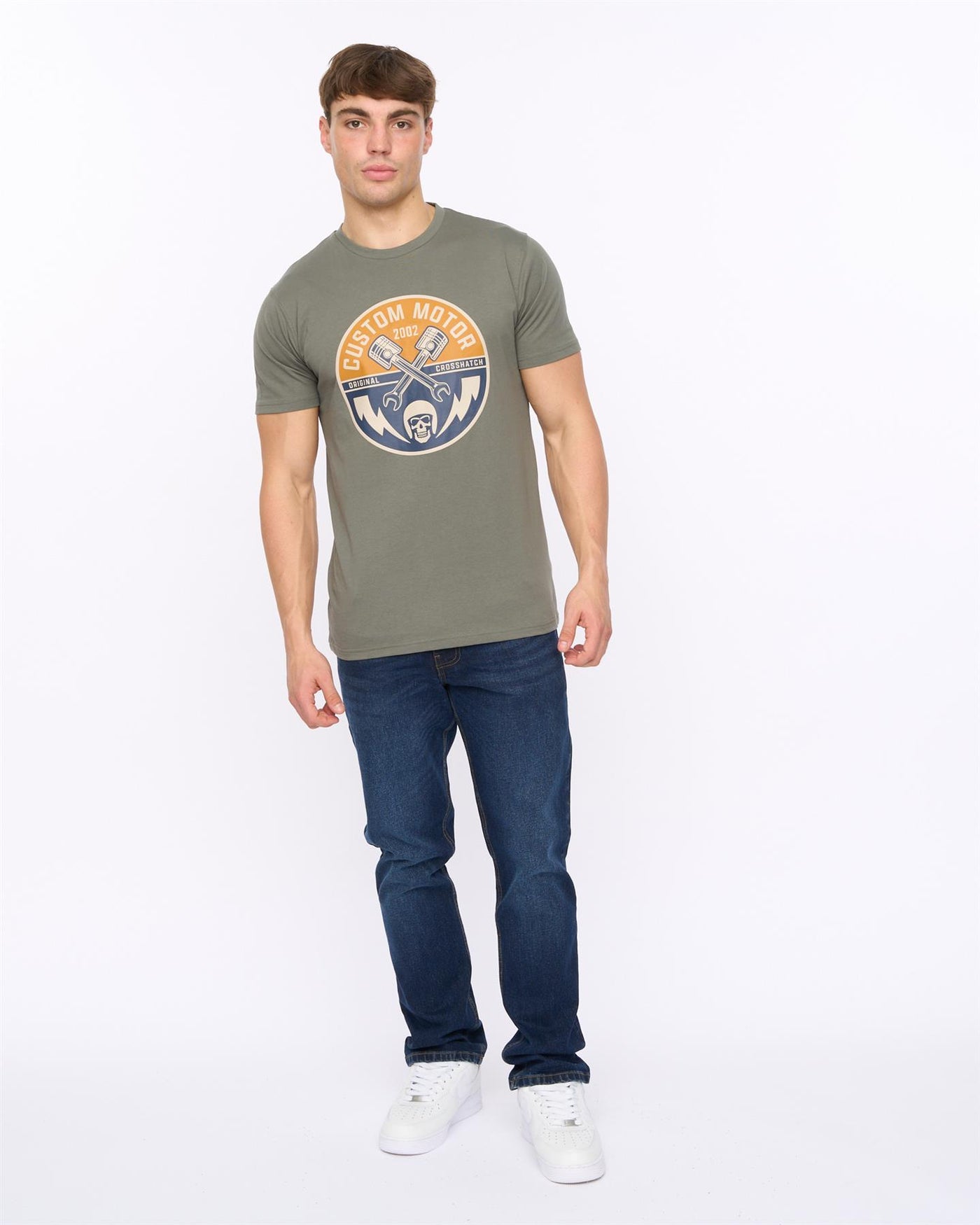 Mens Moules T-Shirt Olive