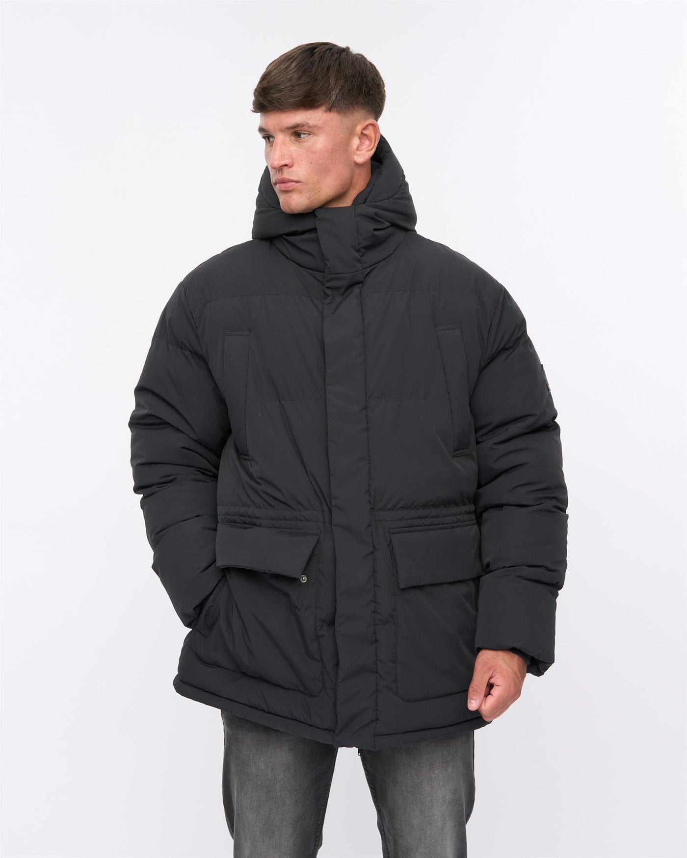 Mens Fletchley Puffer Jacket Black