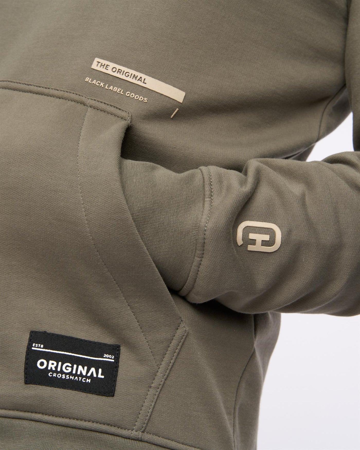 Mens Moules Hoodie Olive