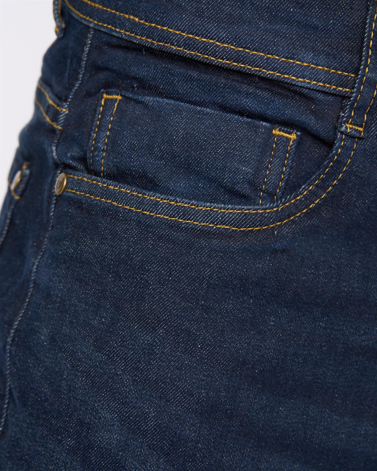 Mens Rushawn Relaxed Fit Jeans Dark Wash