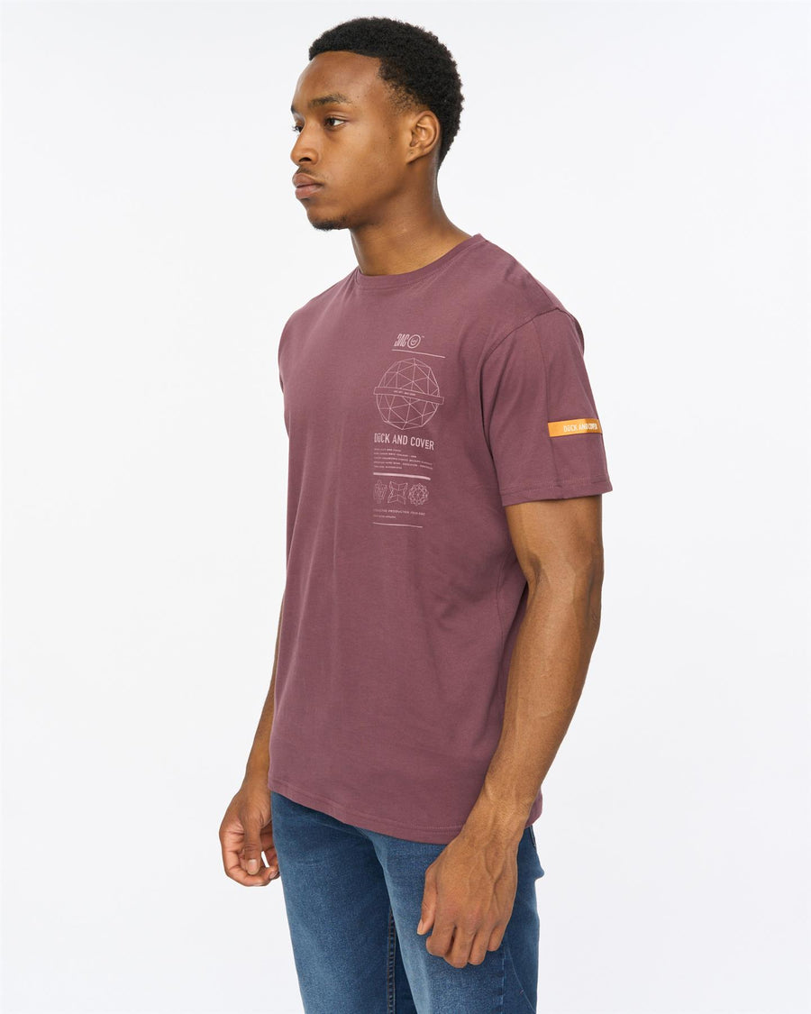 Mens Ashland T-Shirt Raisin