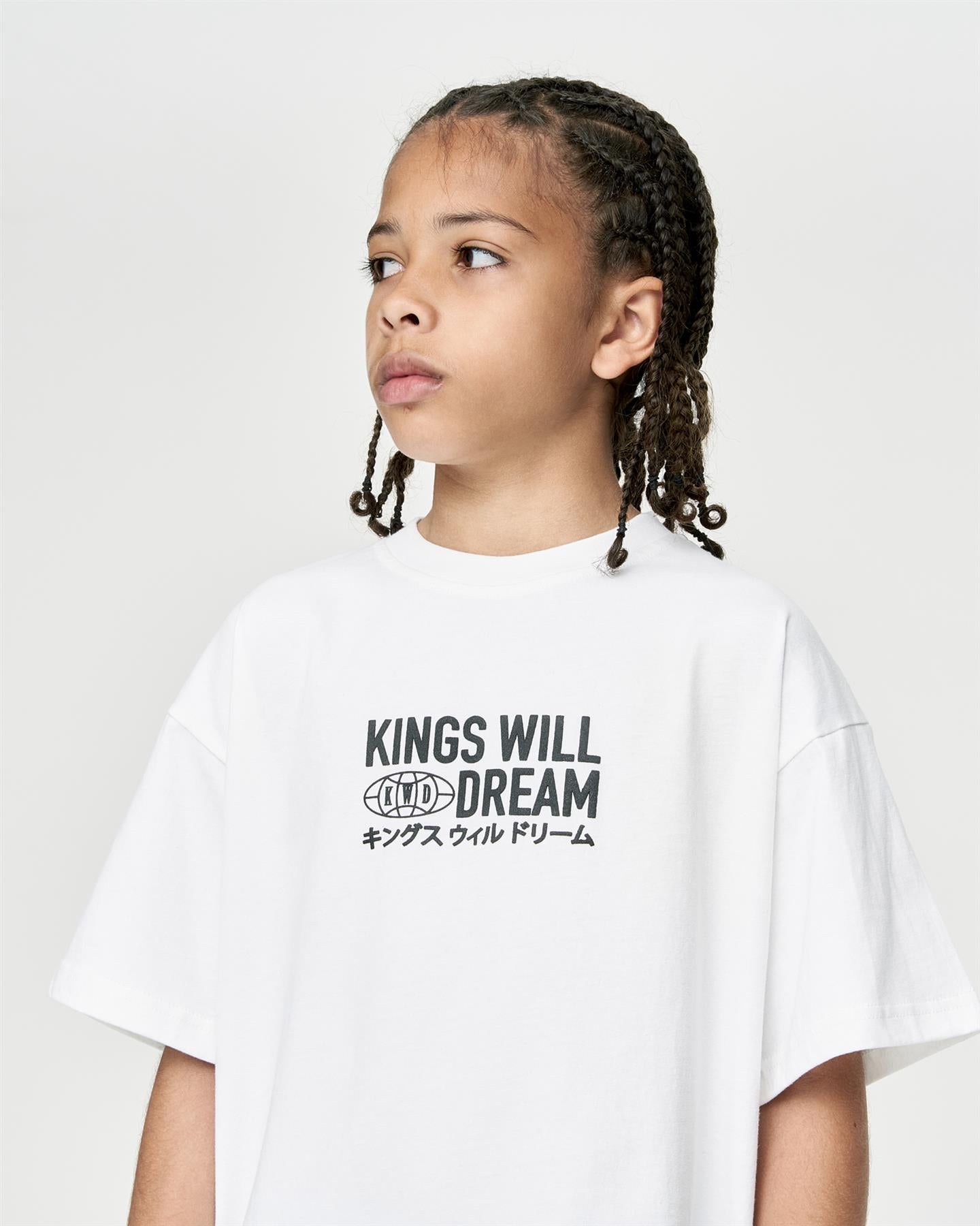 Kids Boys Studio Title T-Shirt Optic White
