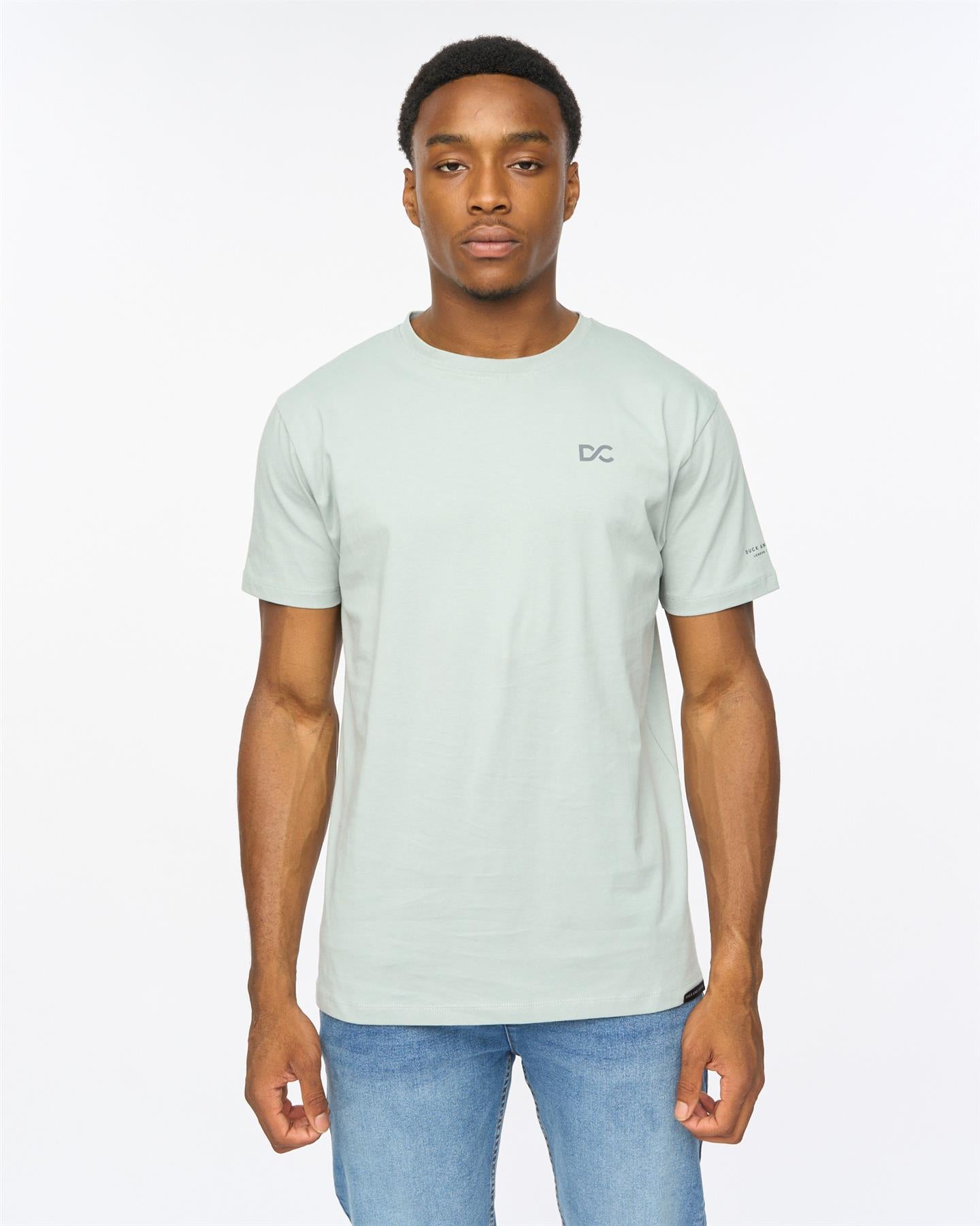 Mens Trimlines Heavy T-Shirt Steel Blue