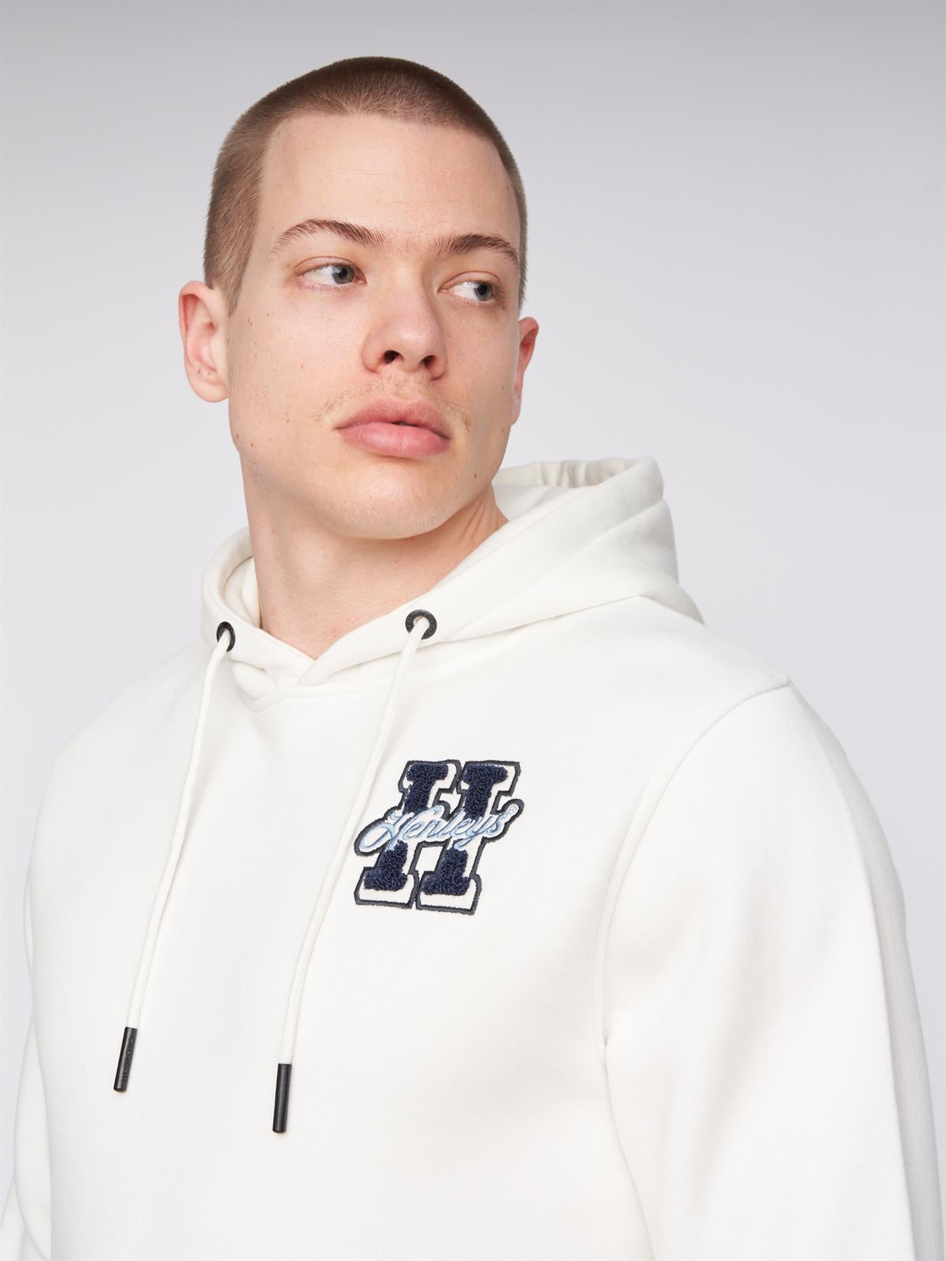 Mens Aitchen Hoodie Off White