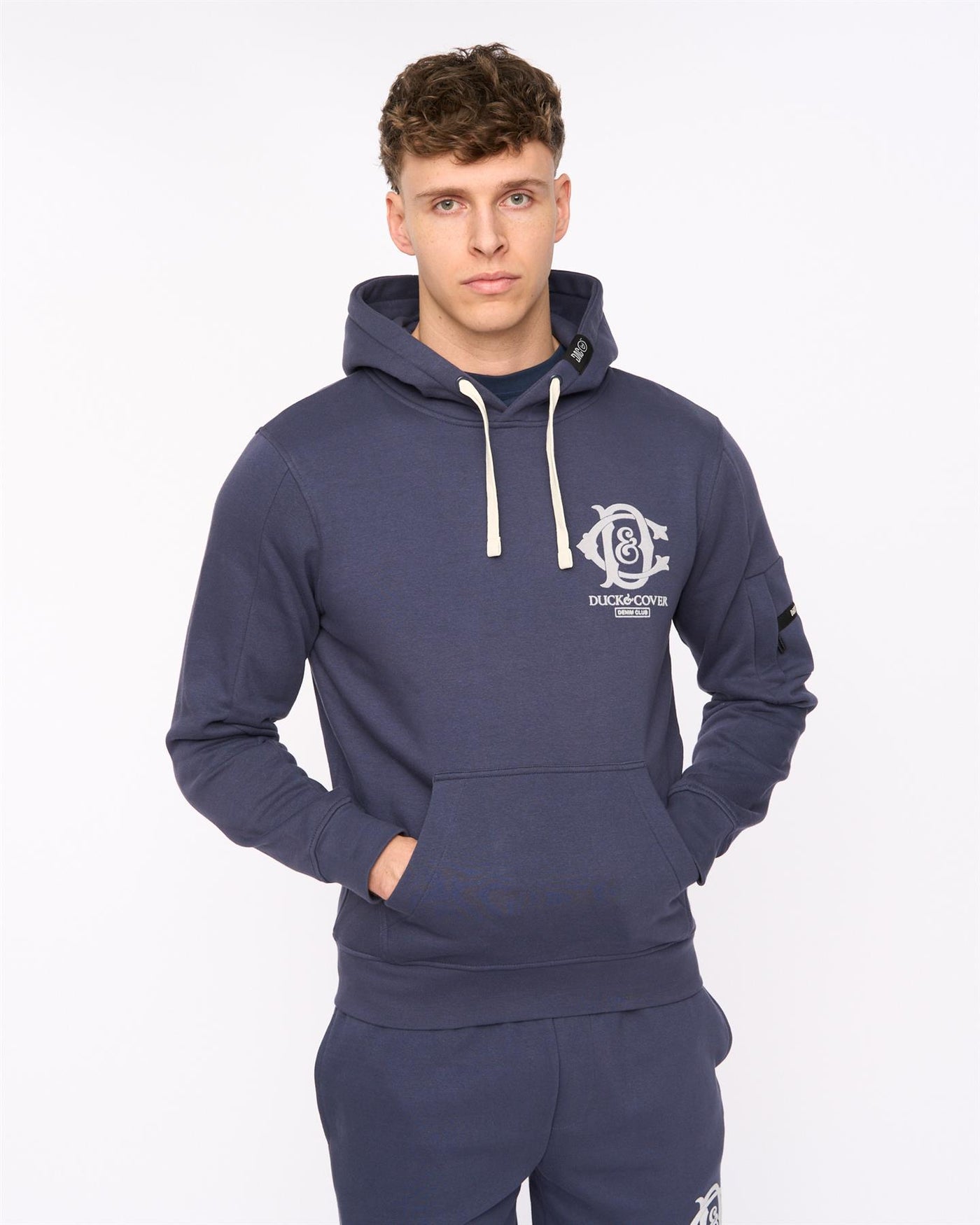 Mens Randolph Hoodie Navy