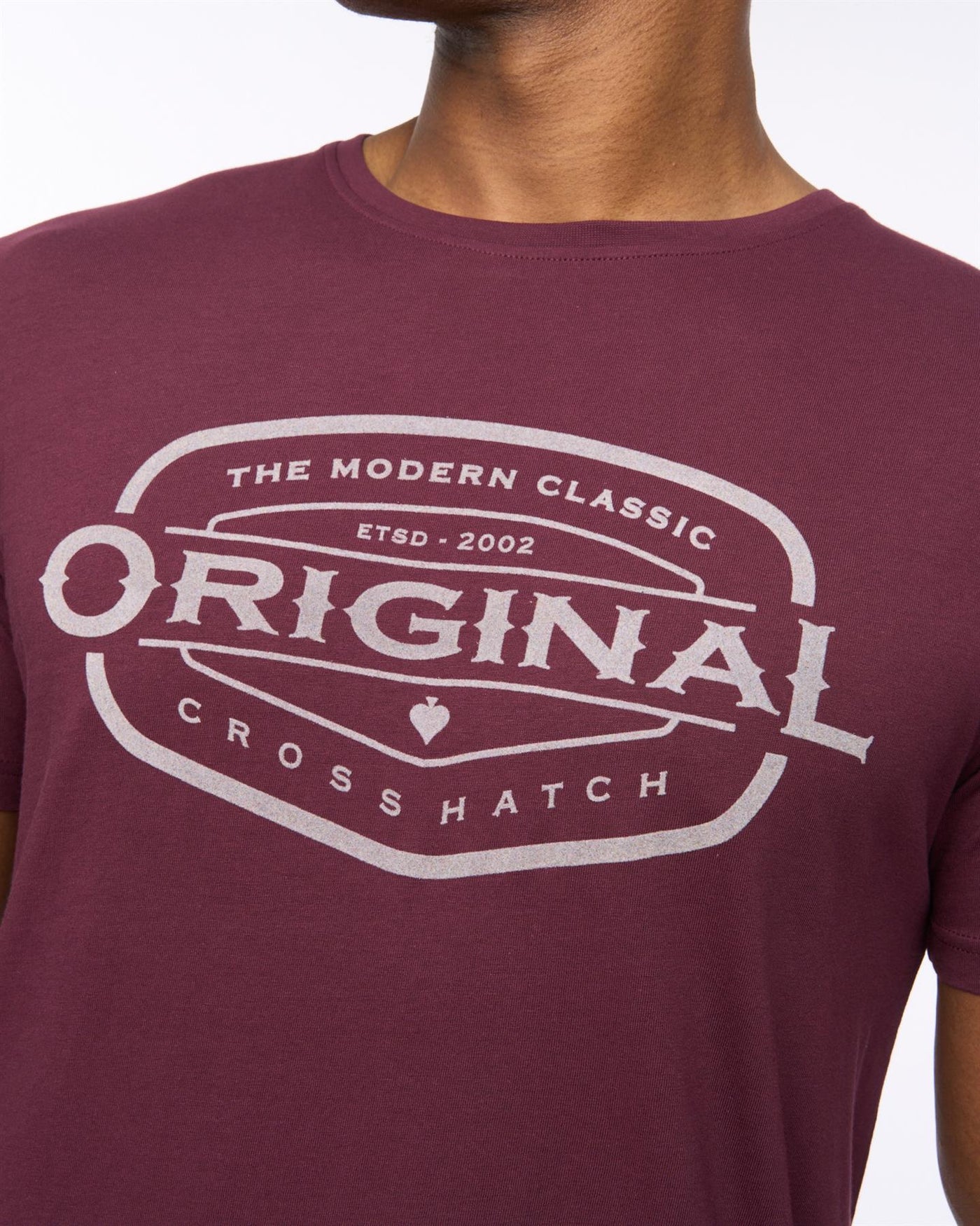 Mens Traptons T-Shirt Raisin