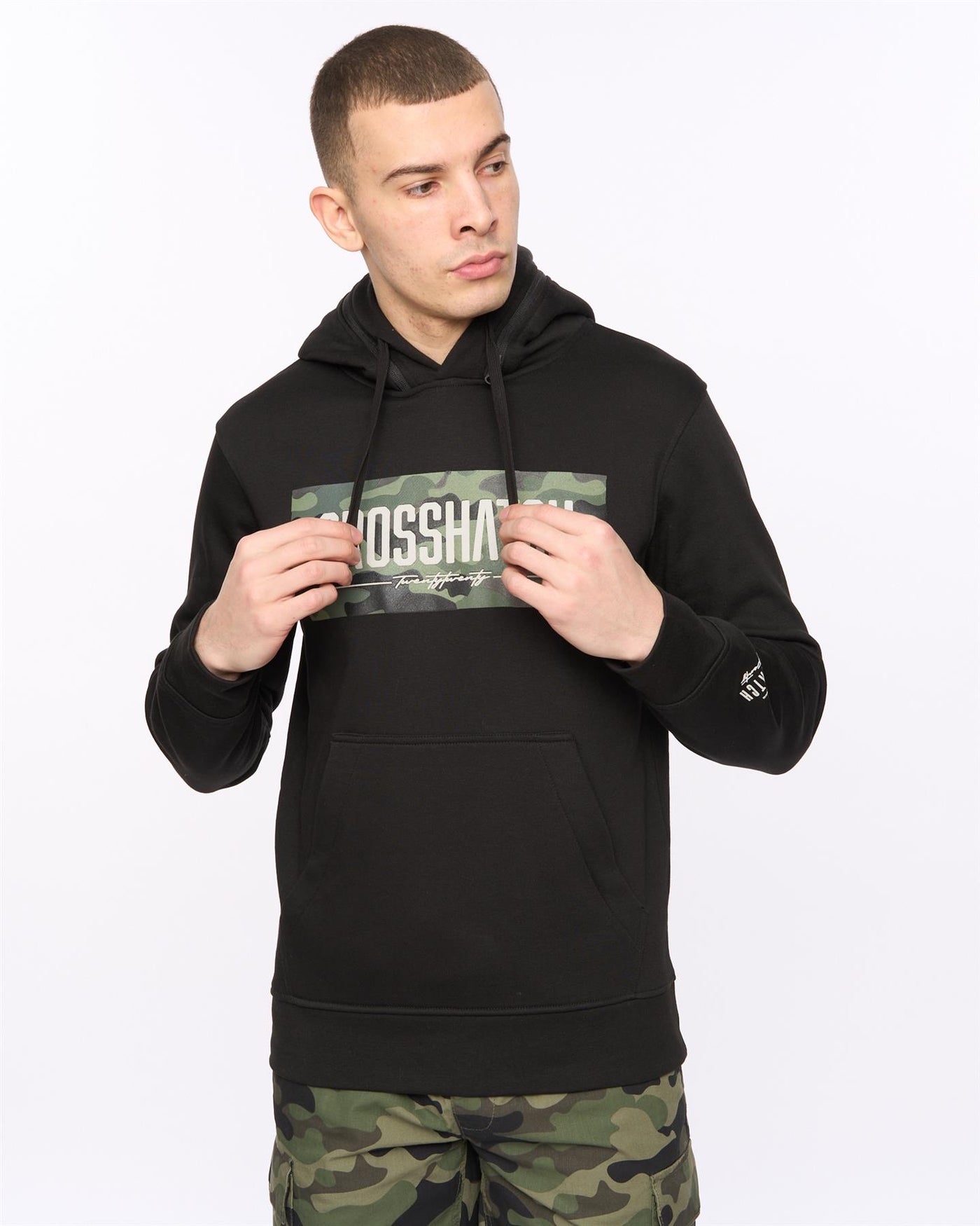 Mens Camtort Hoodie Black