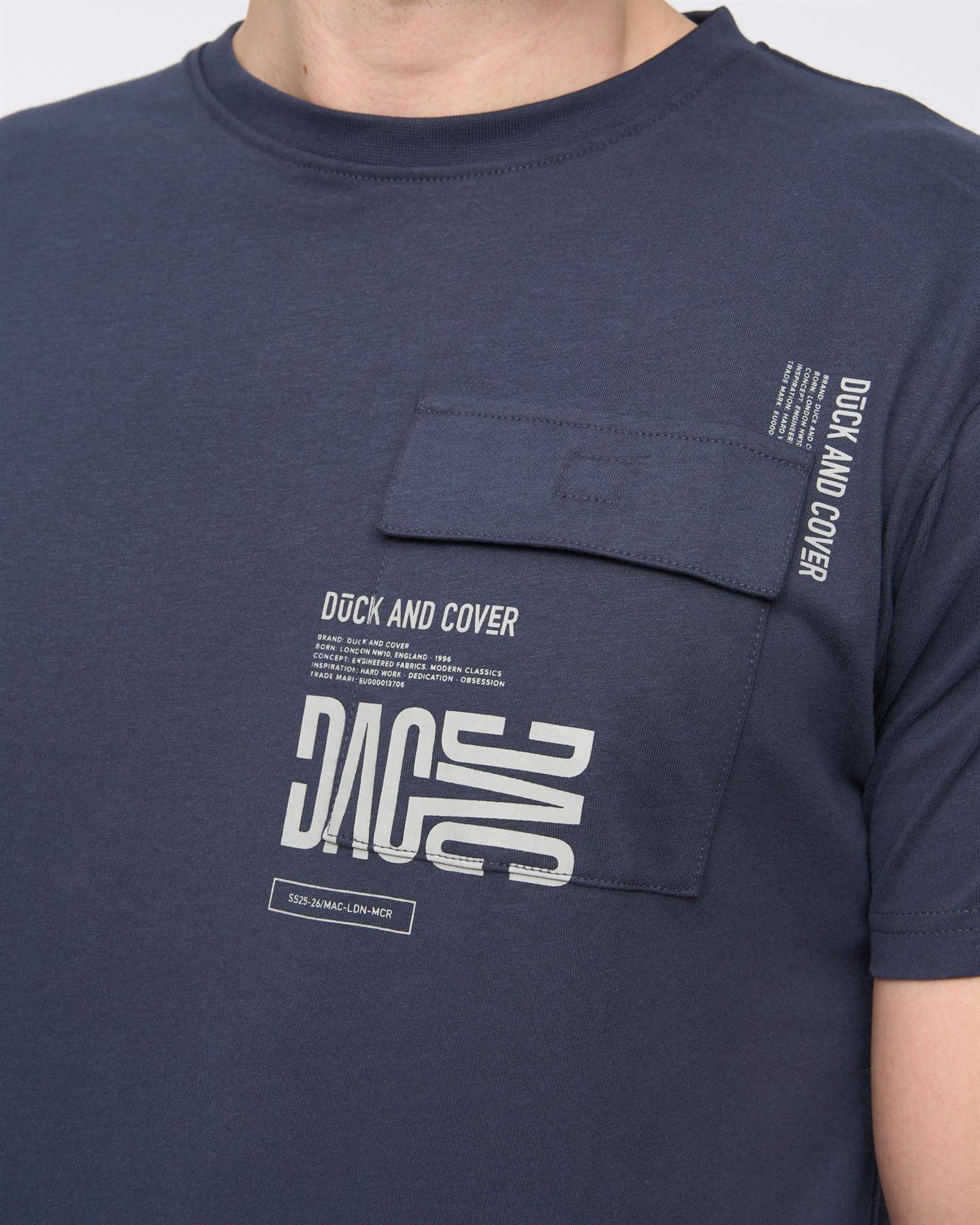 Mens Trentflax T-Shirt Dark Navy