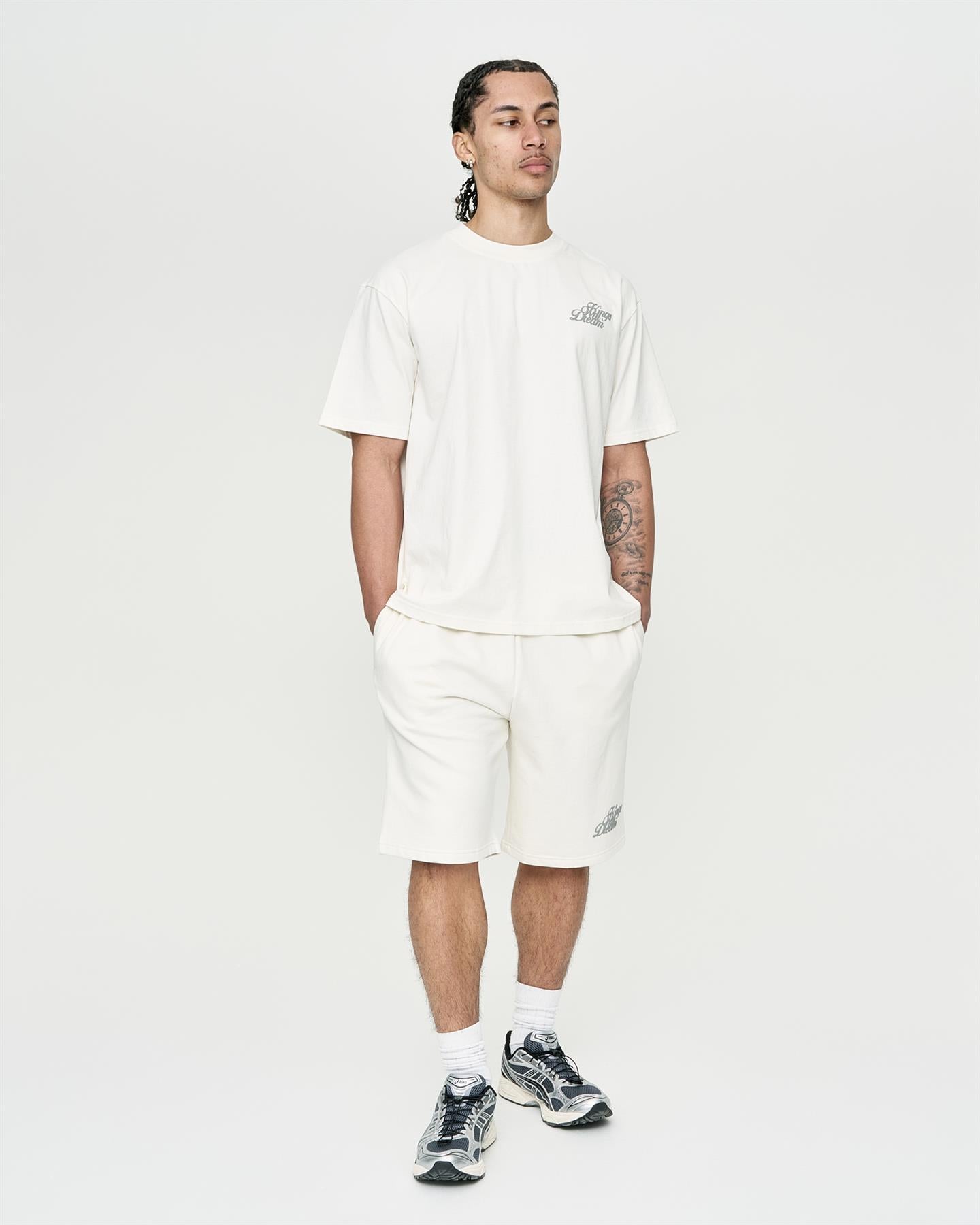 Mens Studio Scripted T-Shirt Off White
