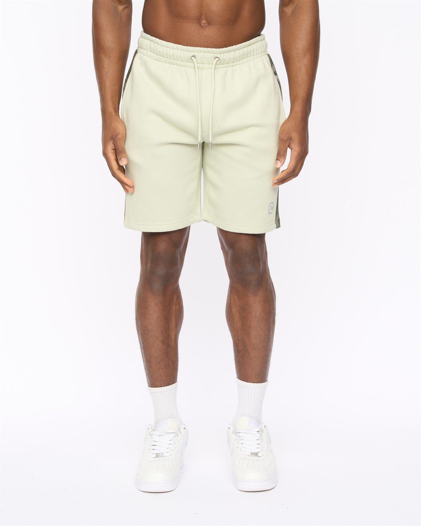 Mens Branton Jog Shorts Light Olive