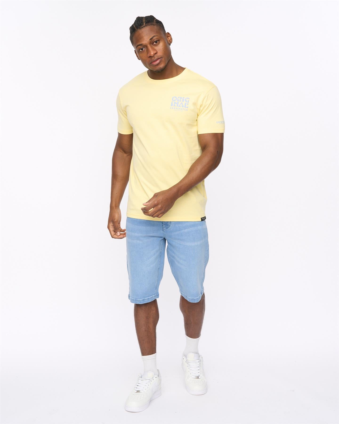 Mens Wellmoores T-Shirt Yellow