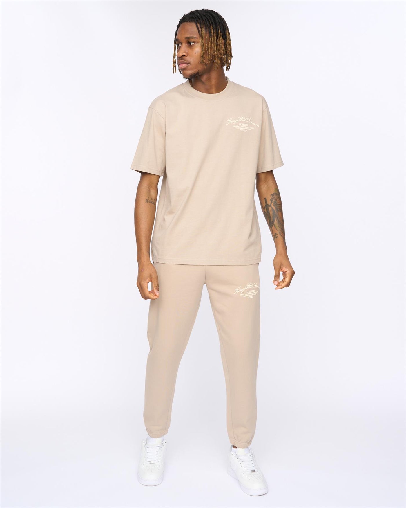 Mens Arch Oversized T-Shirt Stone