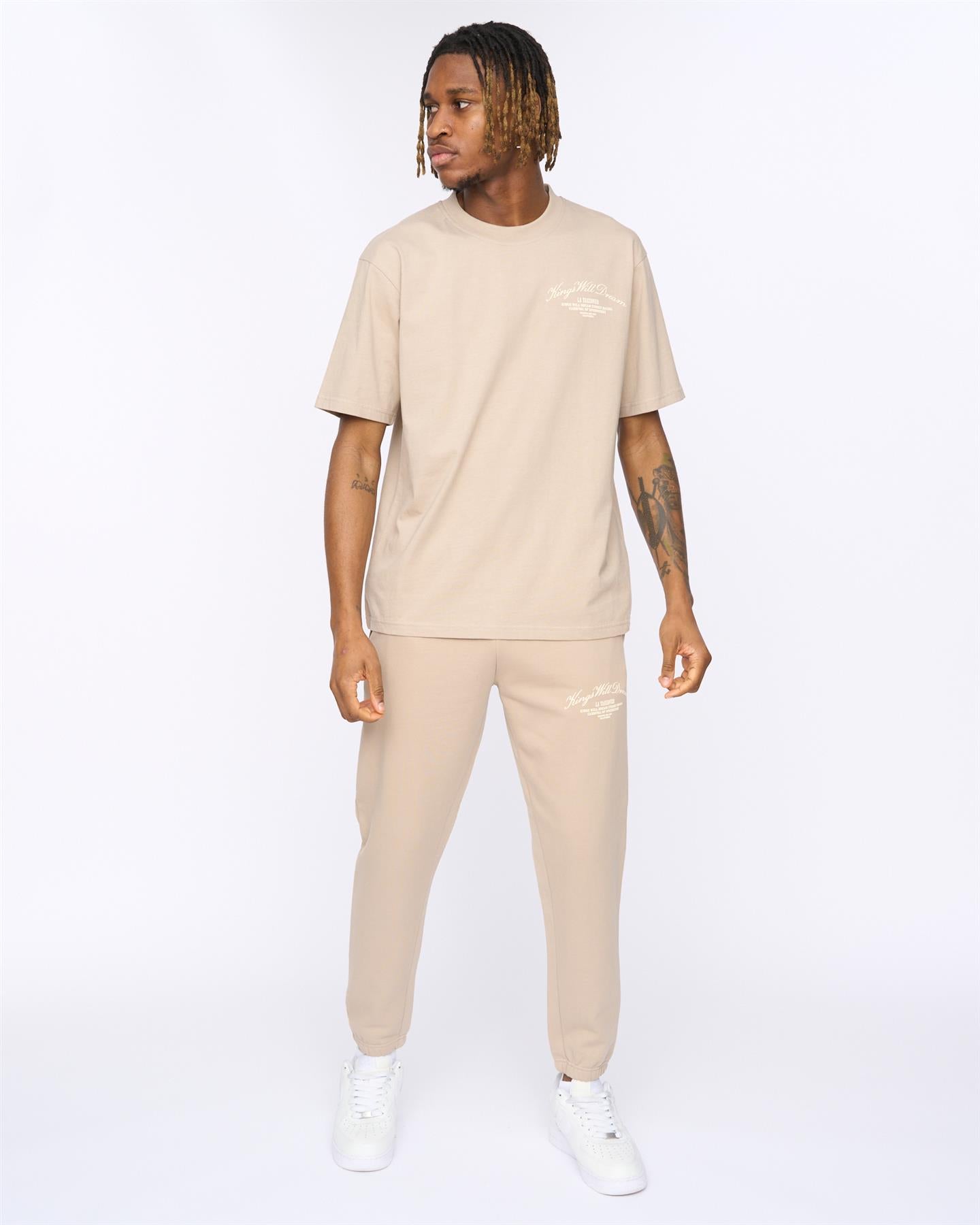 Mens Arch Oversized T-Shirt Stone