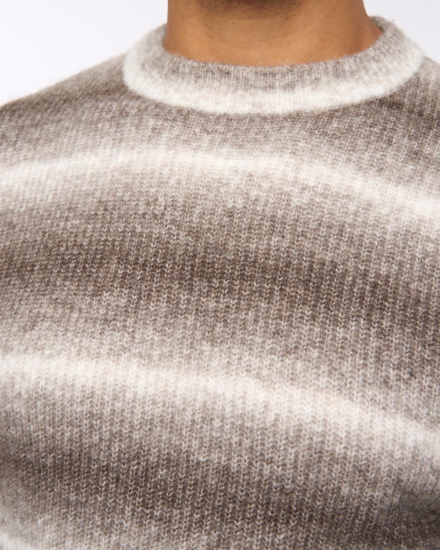 Ormonde Ombre Spacedye Jumper Taupe