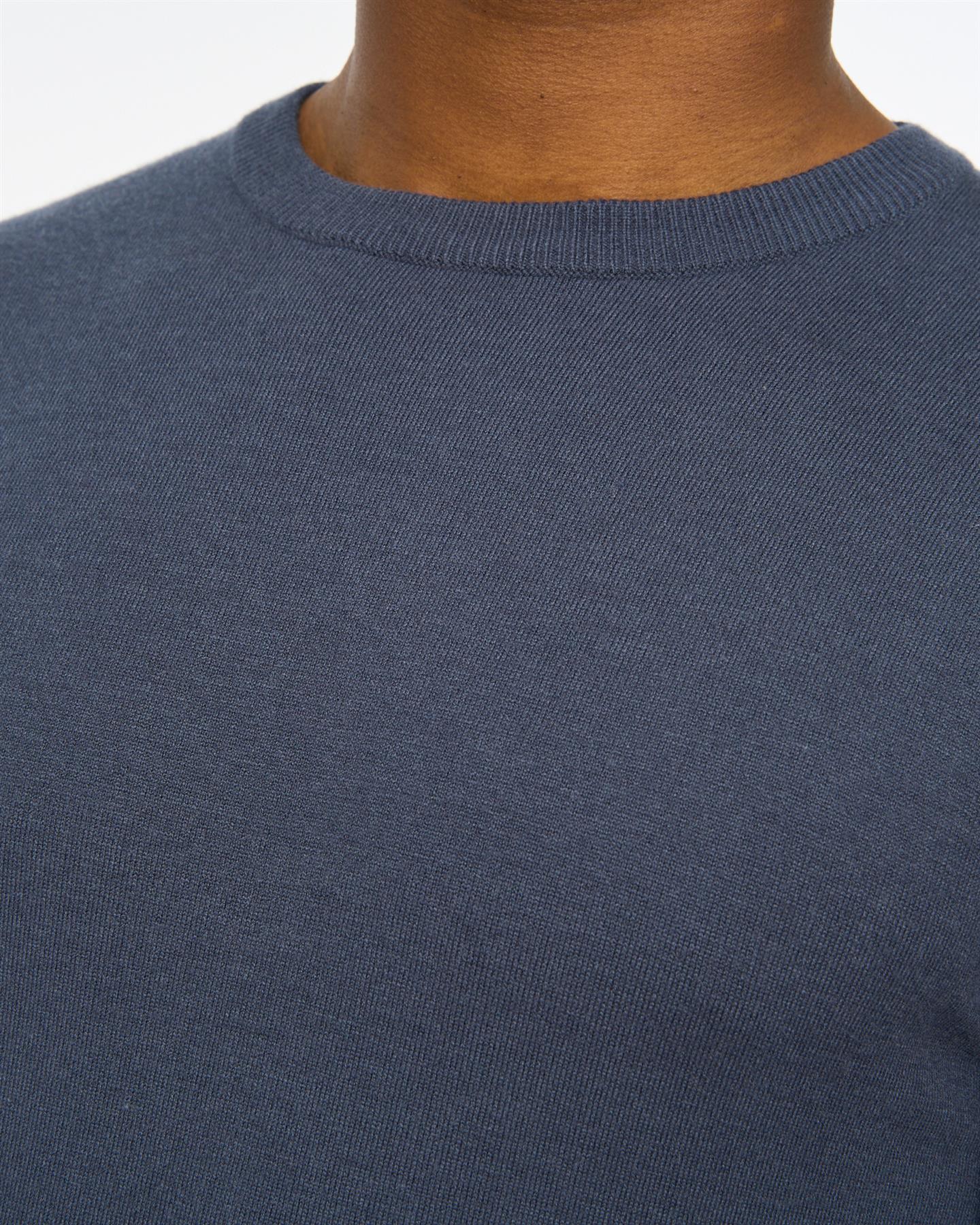 Mens Consenza Crew Knit Navy