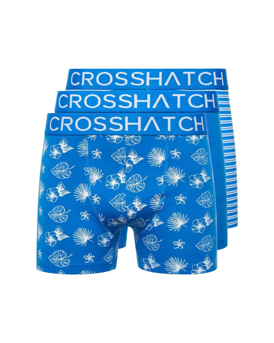 Mens Hovland Boxers 3pk Directoire Blue