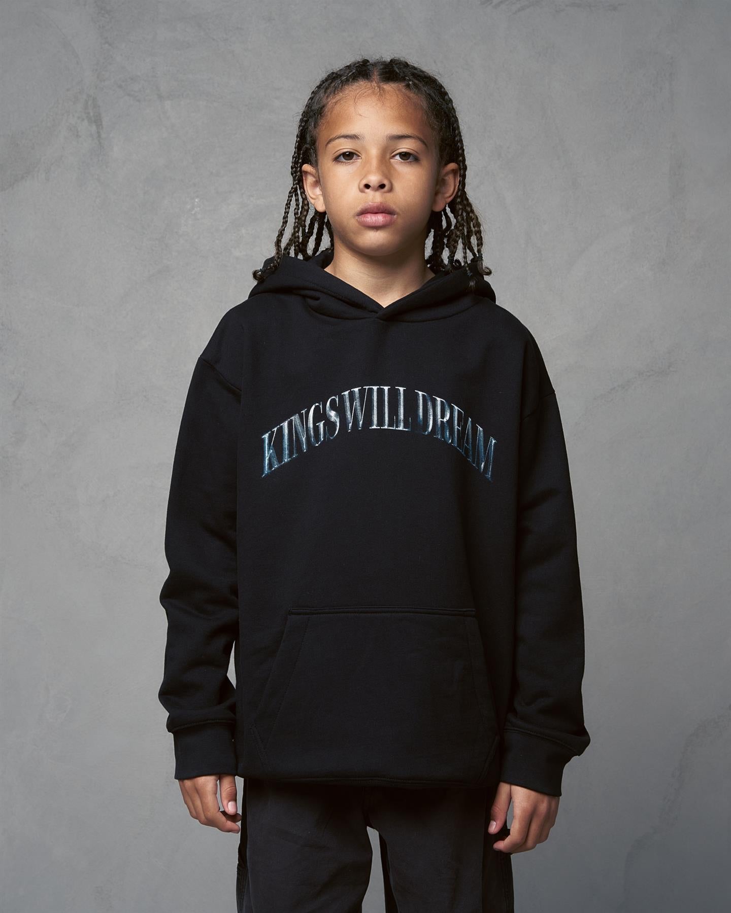 Kids Boys Studio Snake Smile Hoodie Black