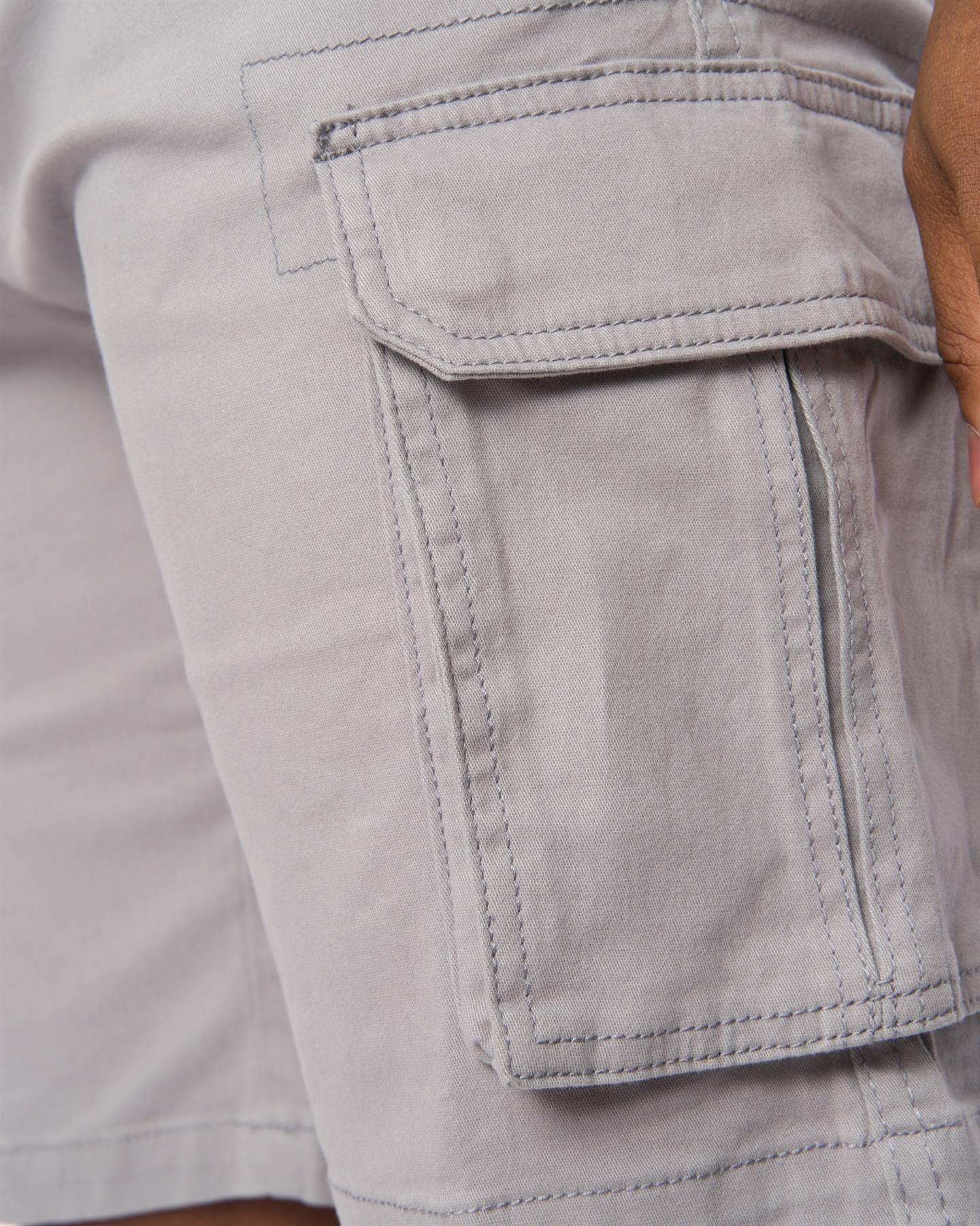 Mens Frentons Cargo Shorts Grey