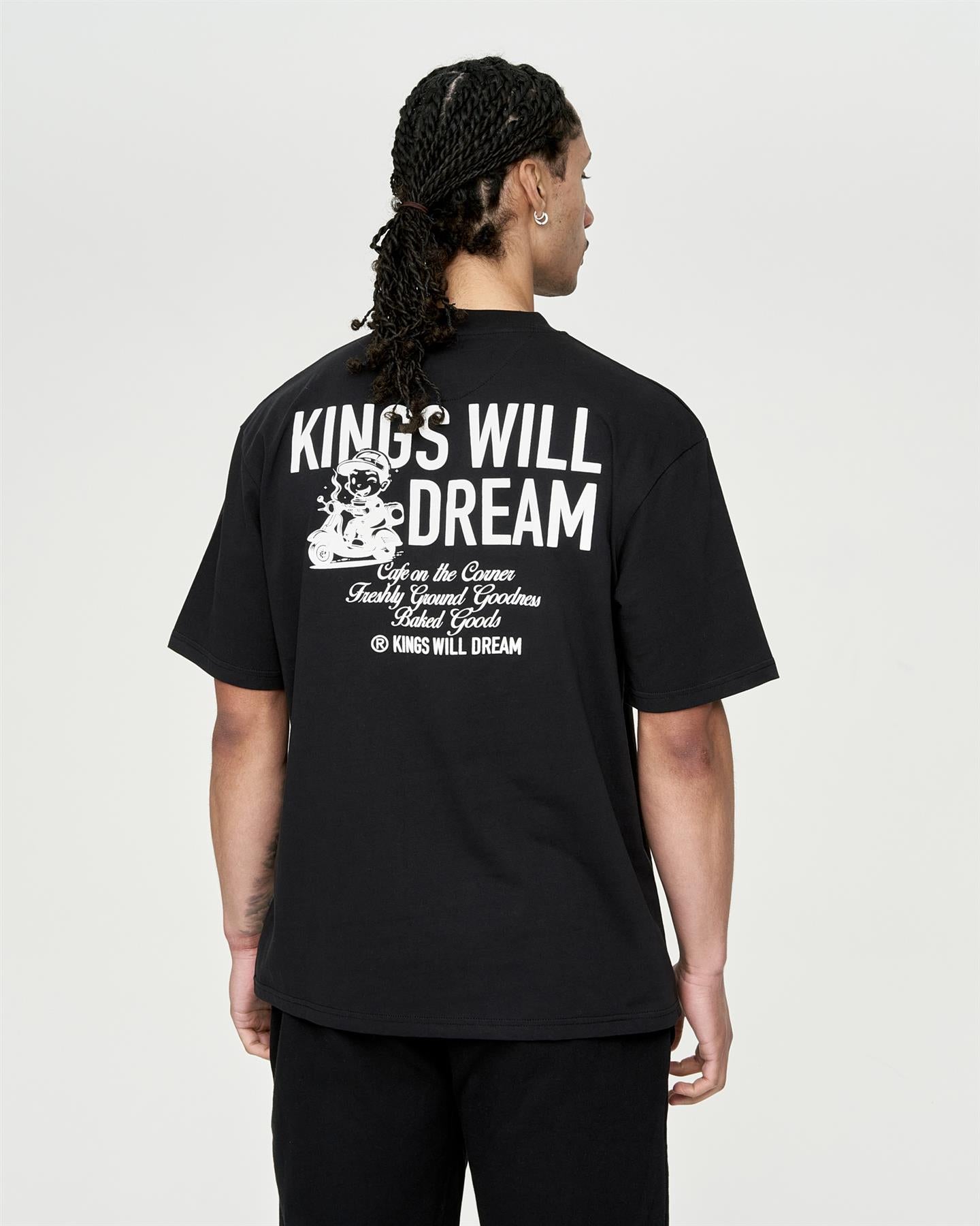 Mens Studio Cafe Boy T-Shirt Black