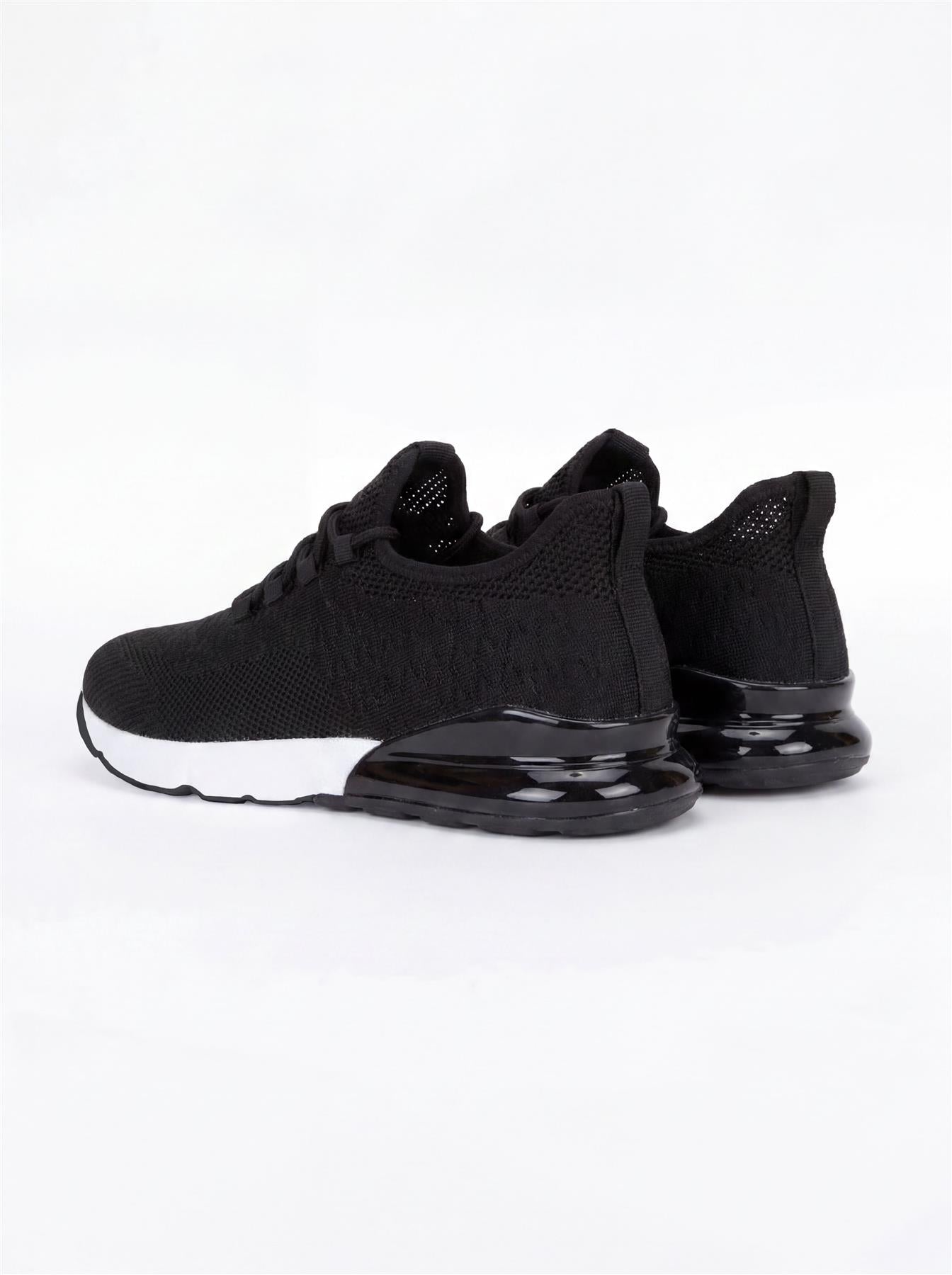 Mens Smitlay Trainers Black/White
