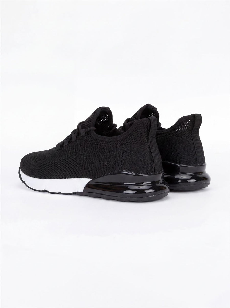 Mens Smitlay Trainers Black/White