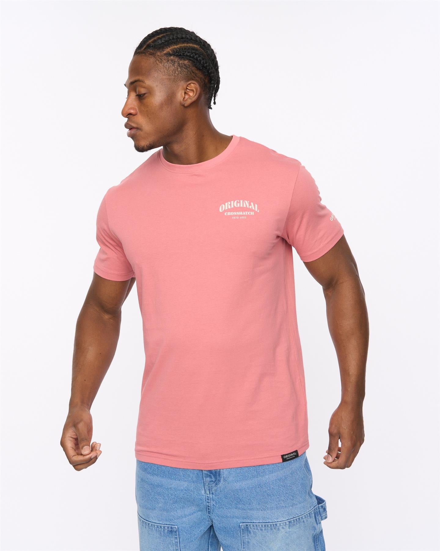 Mens Labstock T-Shirt Pink
