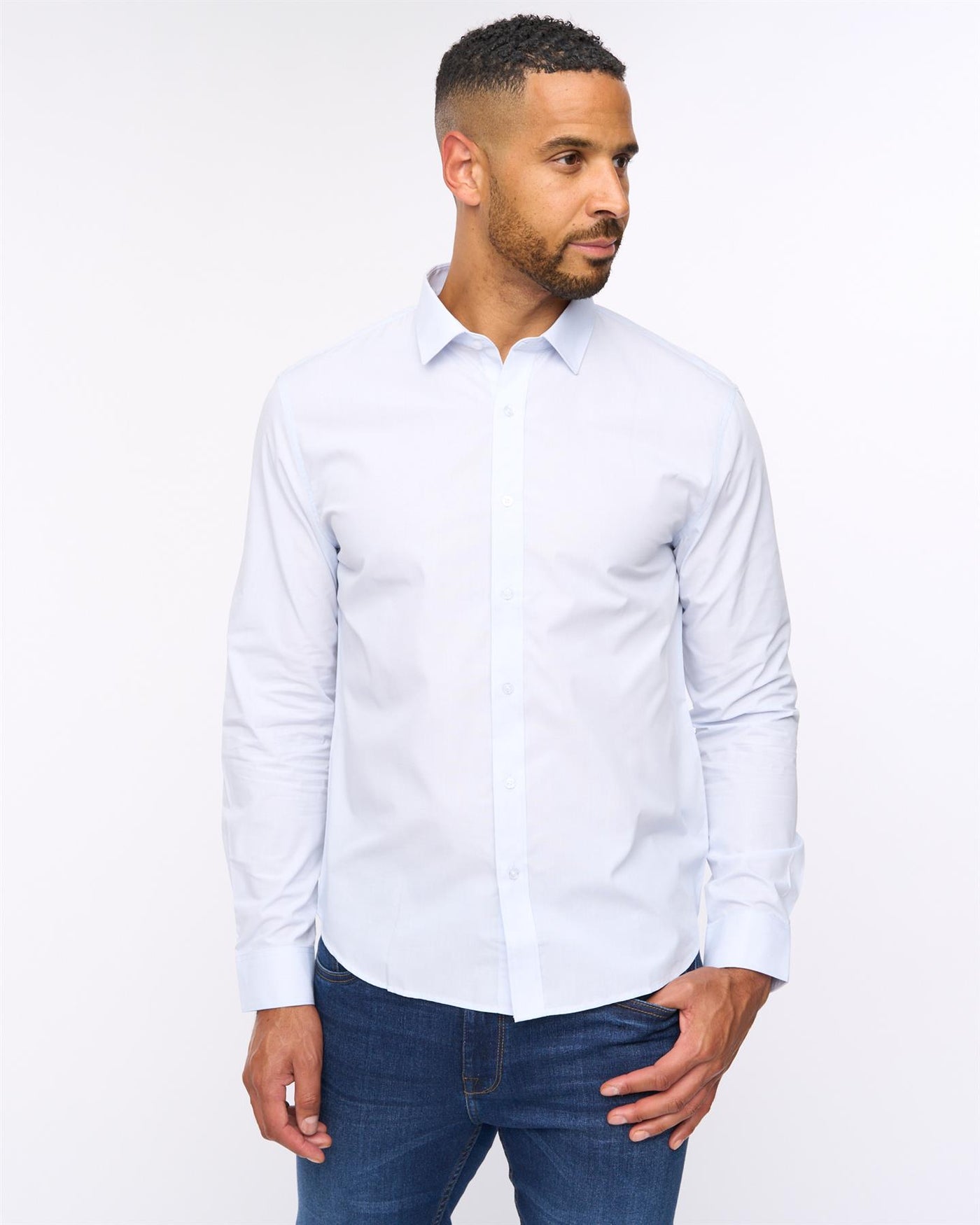 Hanshaw Shirt 2pk Navy/Blue