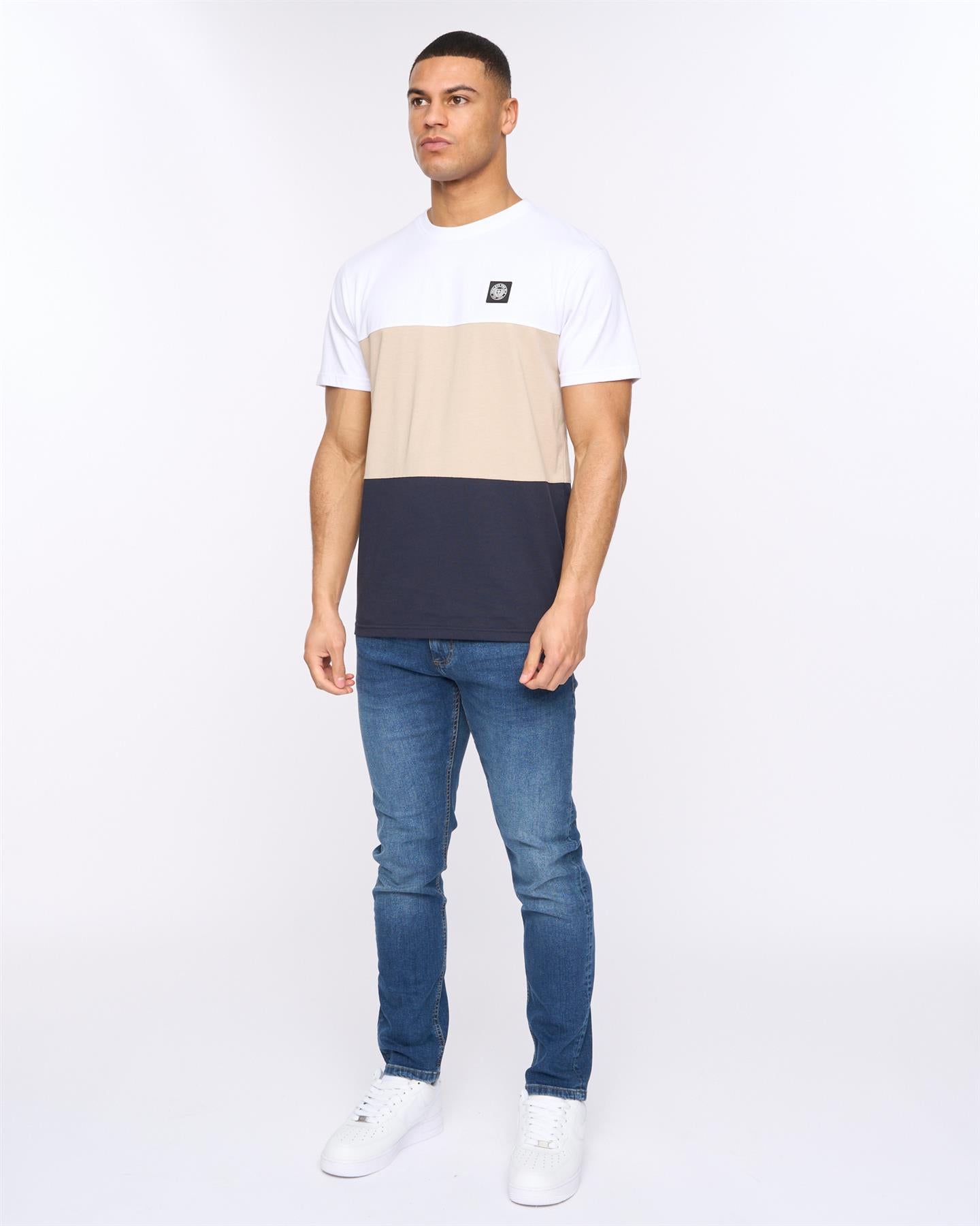 Mens Henpanel T-Shirt White