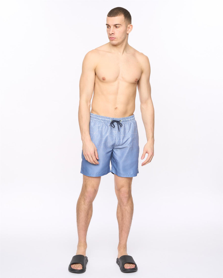Mens Layotta Swim Shorts Denim Blue