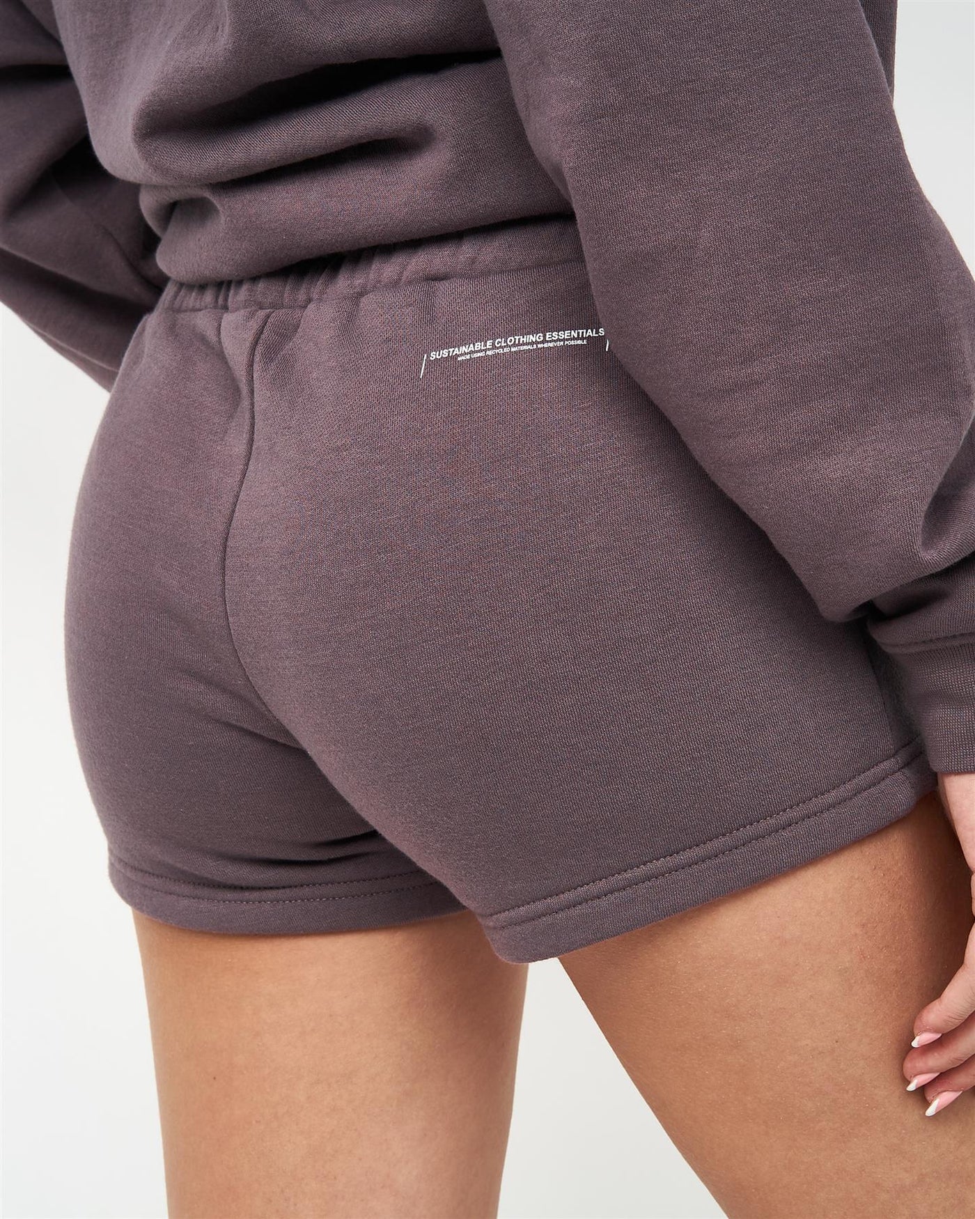 Womens Shimila Jog Shorts Charcoal Mauve