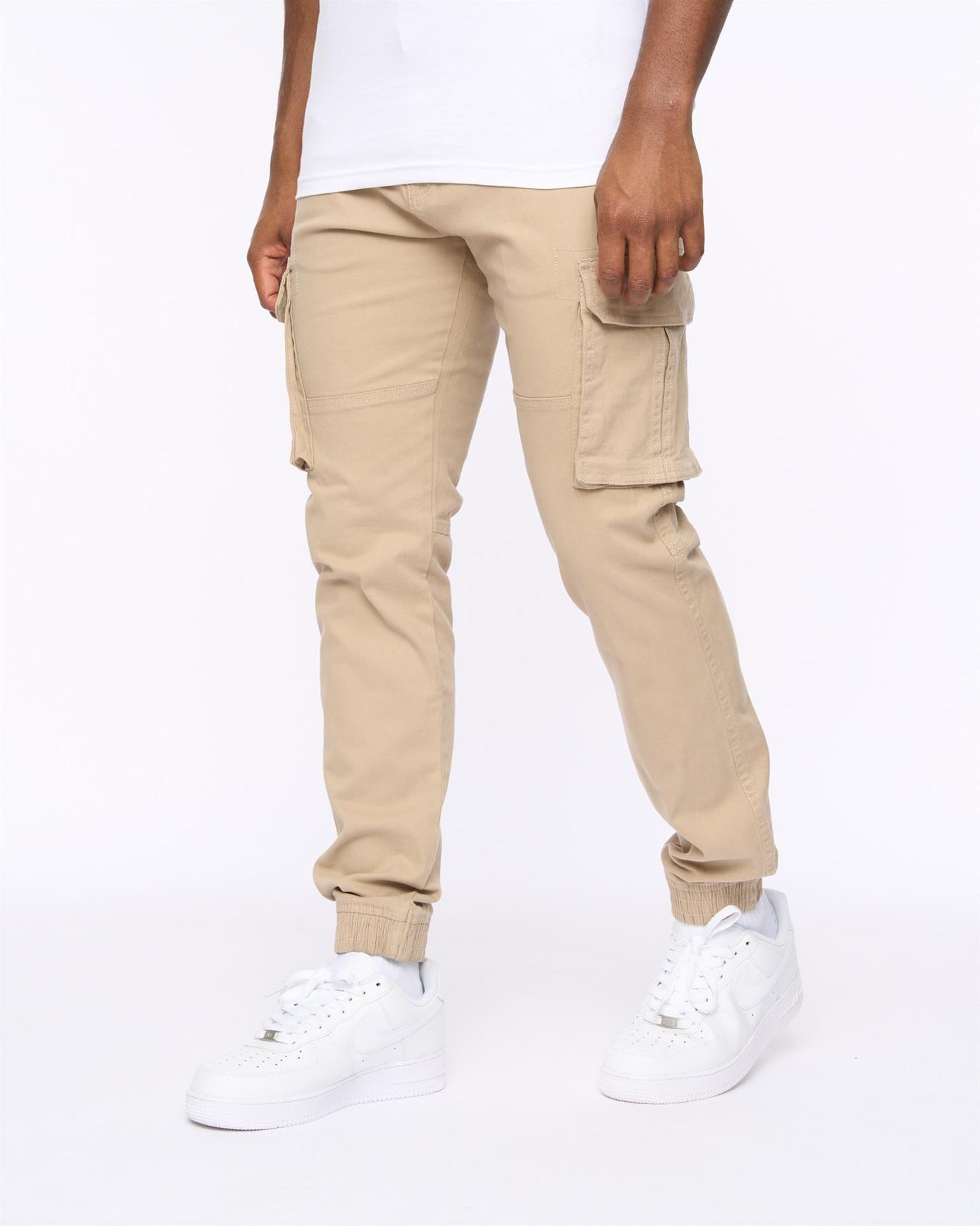 Mens Frentons Cargo Pants Stone