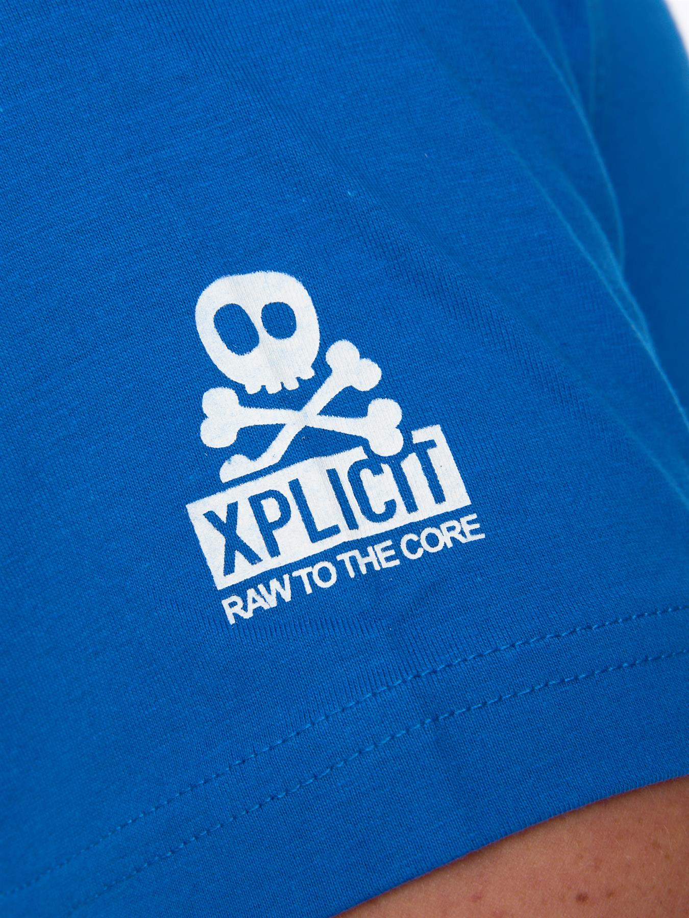Mens Xplicit Drunk Elf T-Shirt Deep Azure