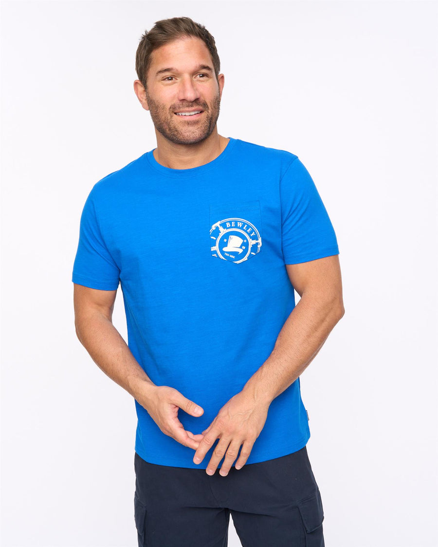Mens Kinson T-Shirt Mid Blue