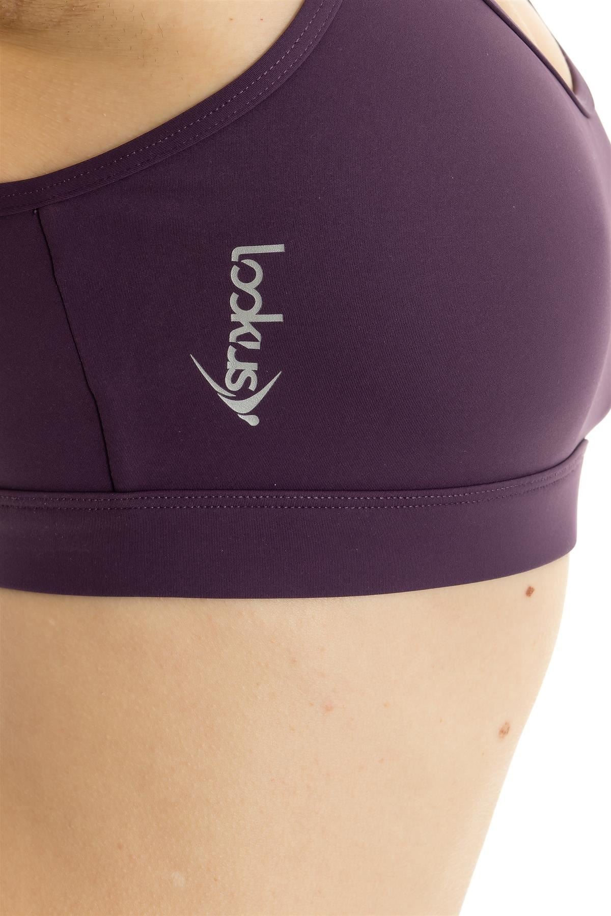 Womens Amaya Sports Bra Plum