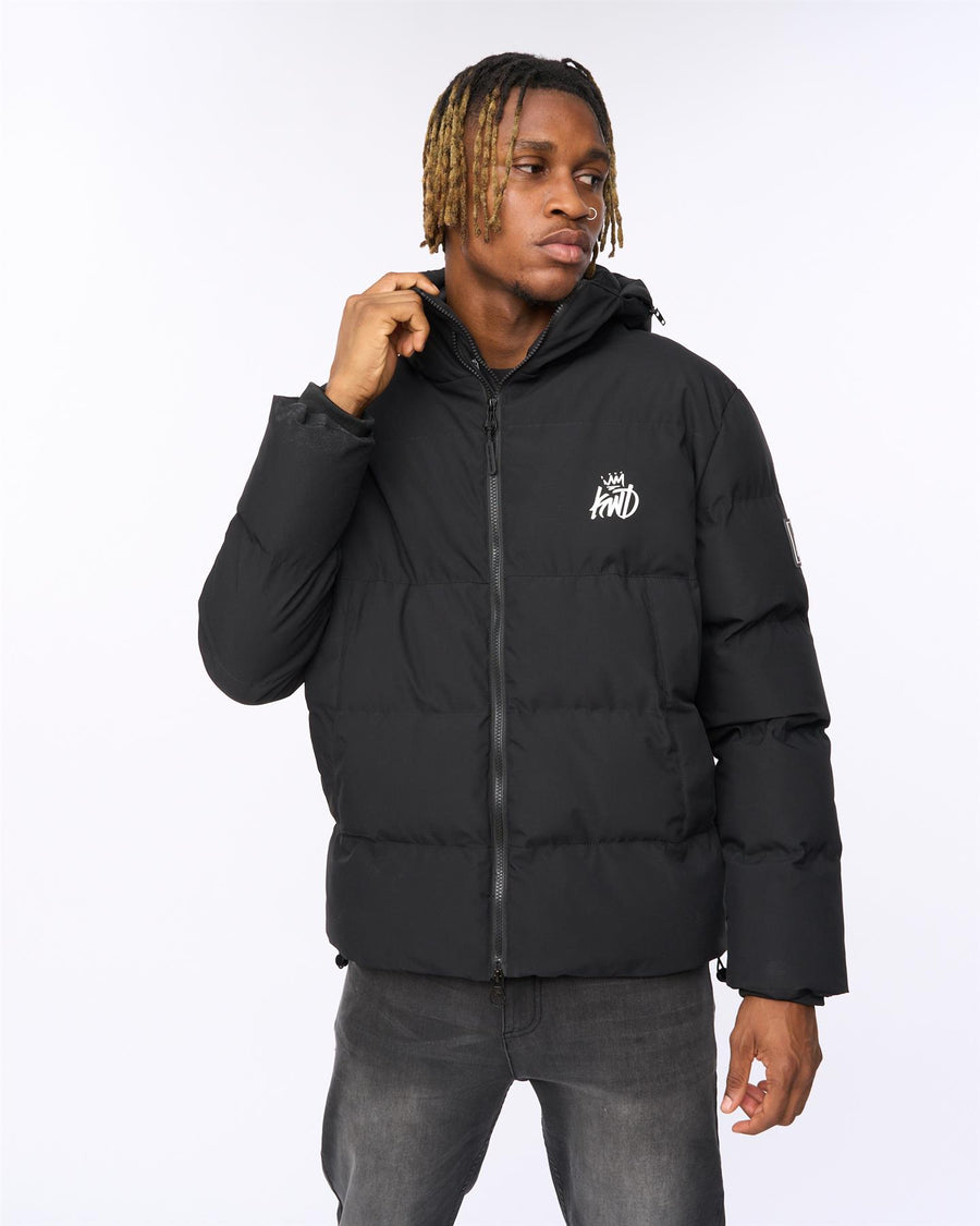 Mens Nahjo Puffer Jacket Black