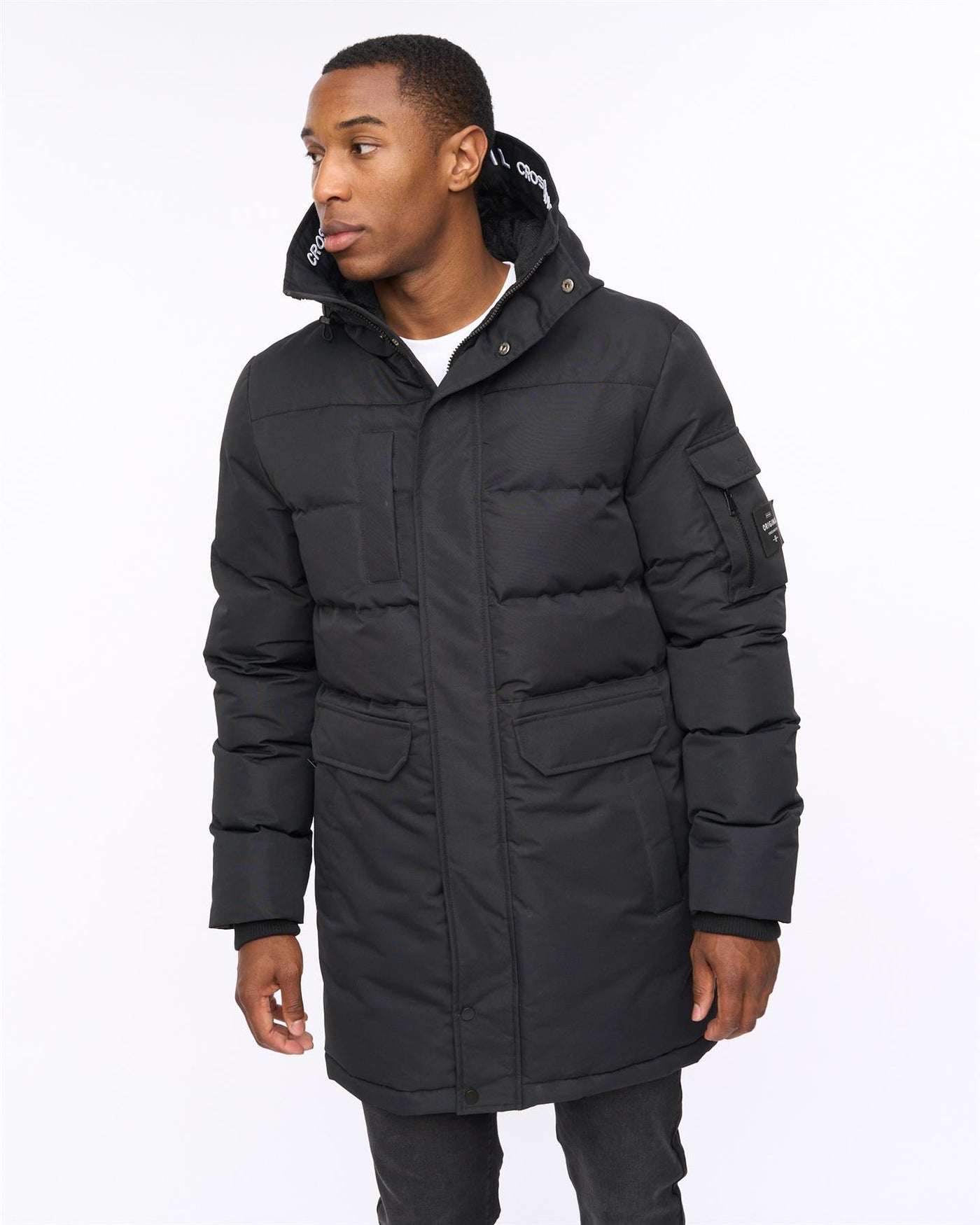 Mens Milwaka Long Jacket Black