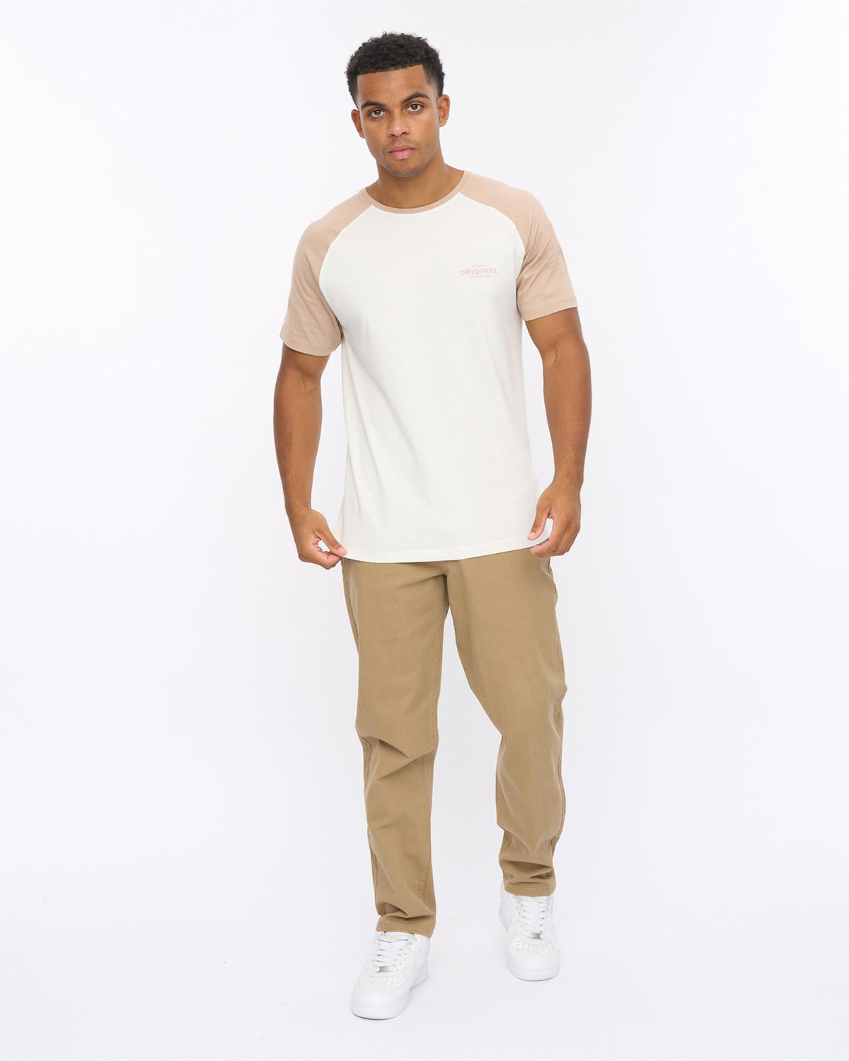 Mens Chalford Baggy Chinos Biscuit
