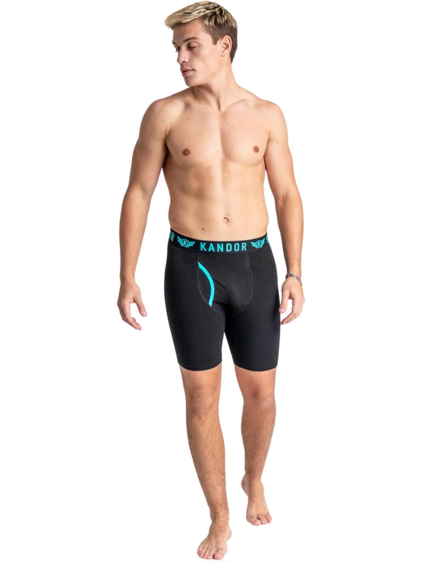 Men's Trunken Boxers 3pk Turquoise